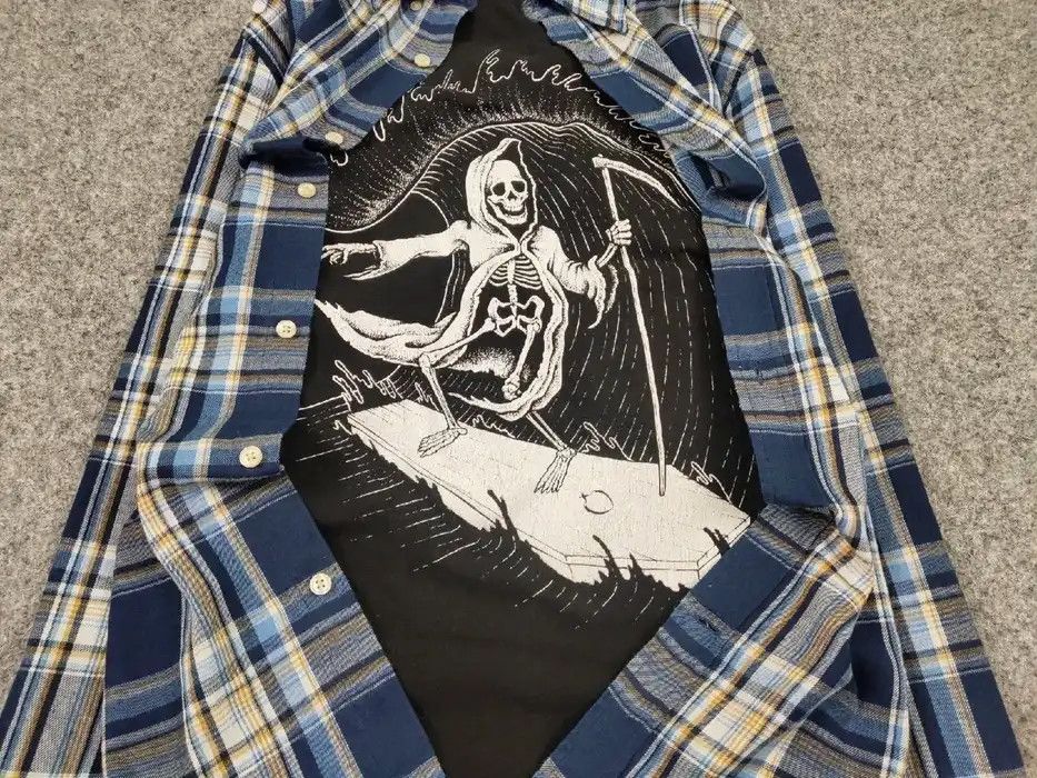 Flannel Vintage Flannel Shirt Checkered Travis Scott Style Size US M / EU 48-50 / 2 - 6 Thumbnail