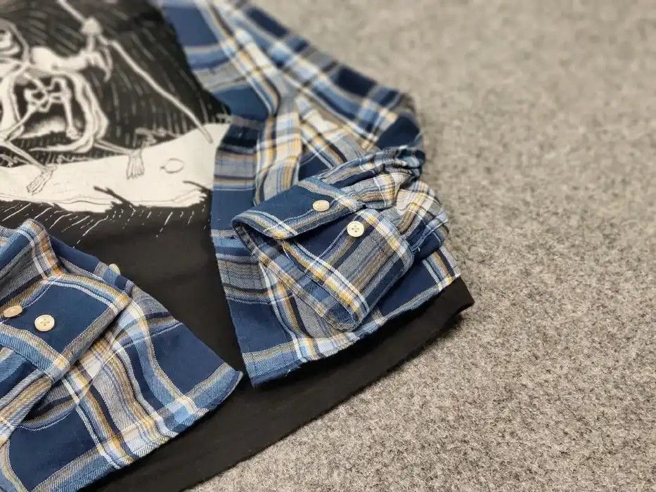 Flannel Vintage Flannel Shirt Checkered Travis Scott Style Size US M / EU 48-50 / 2 - 8 Thumbnail