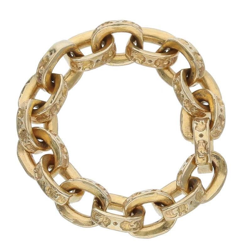 Chrome Hearts Chrome Hearts Gold Paper Chain Ring Size ONE SIZE - 2 Thumbnail