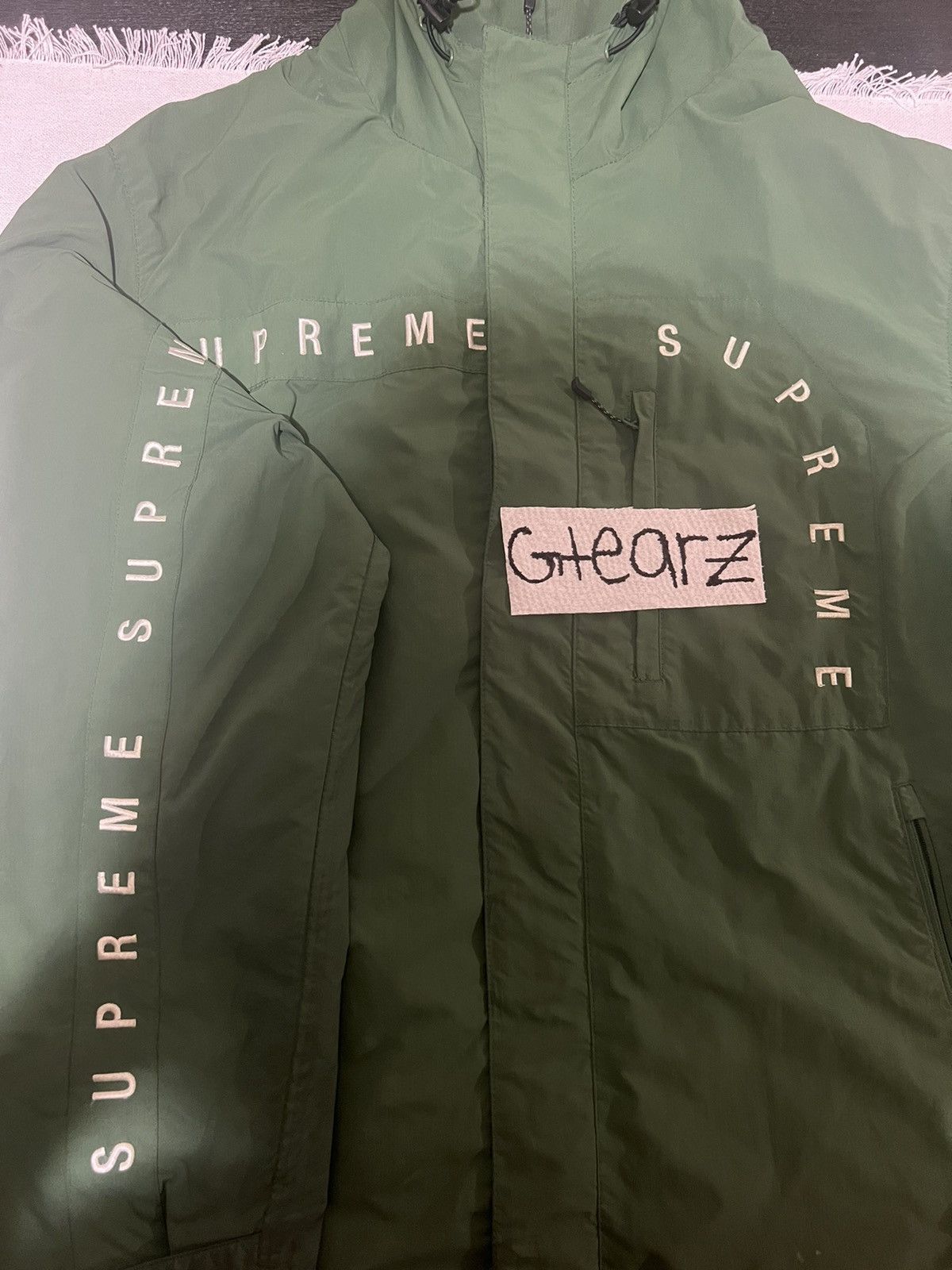 Supreme Curve Logos Ripstop Jacket | Grailed