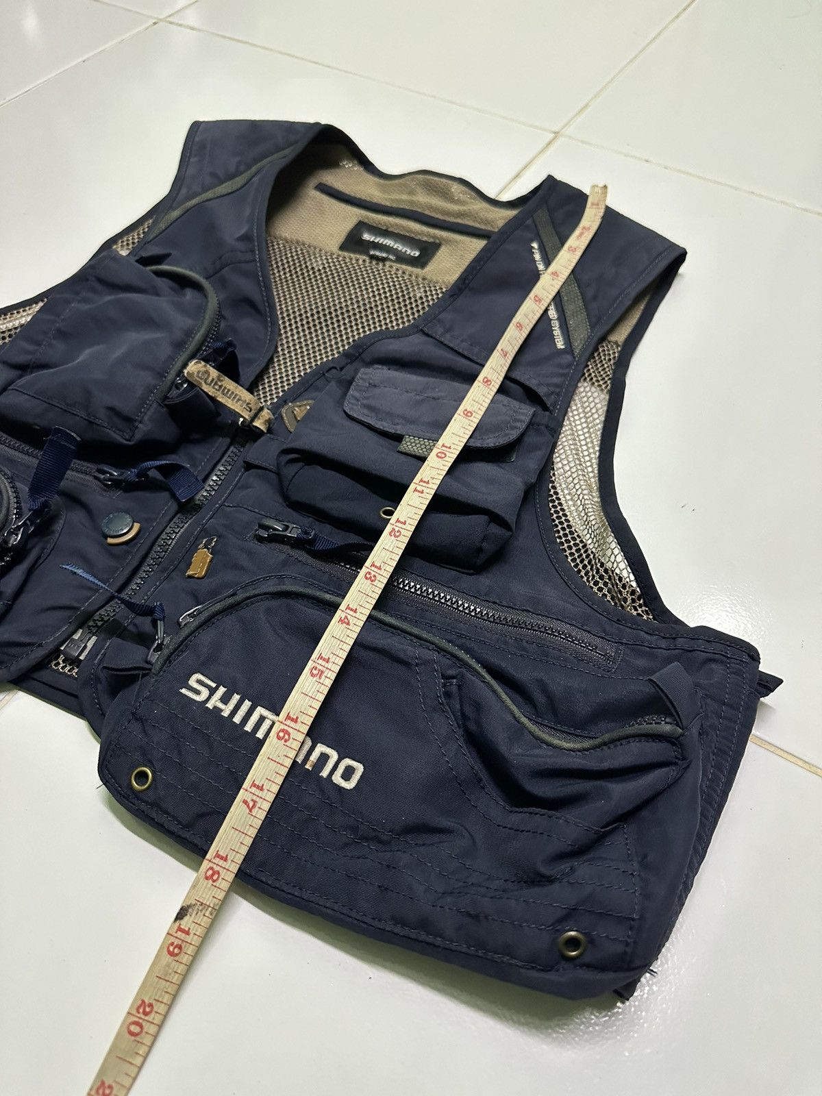Vintage Shimano tactical fishing vest Size US M / EU 48-50 / 2 - 6 Thumbnail