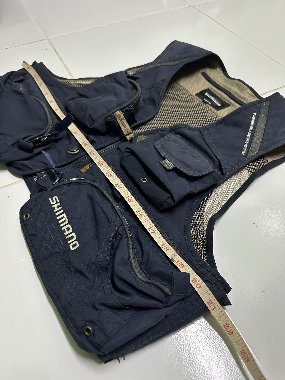 Vintage Shimano tactical fishing vest Size US M / EU 48-50 / 2 - 5 Thumbnail