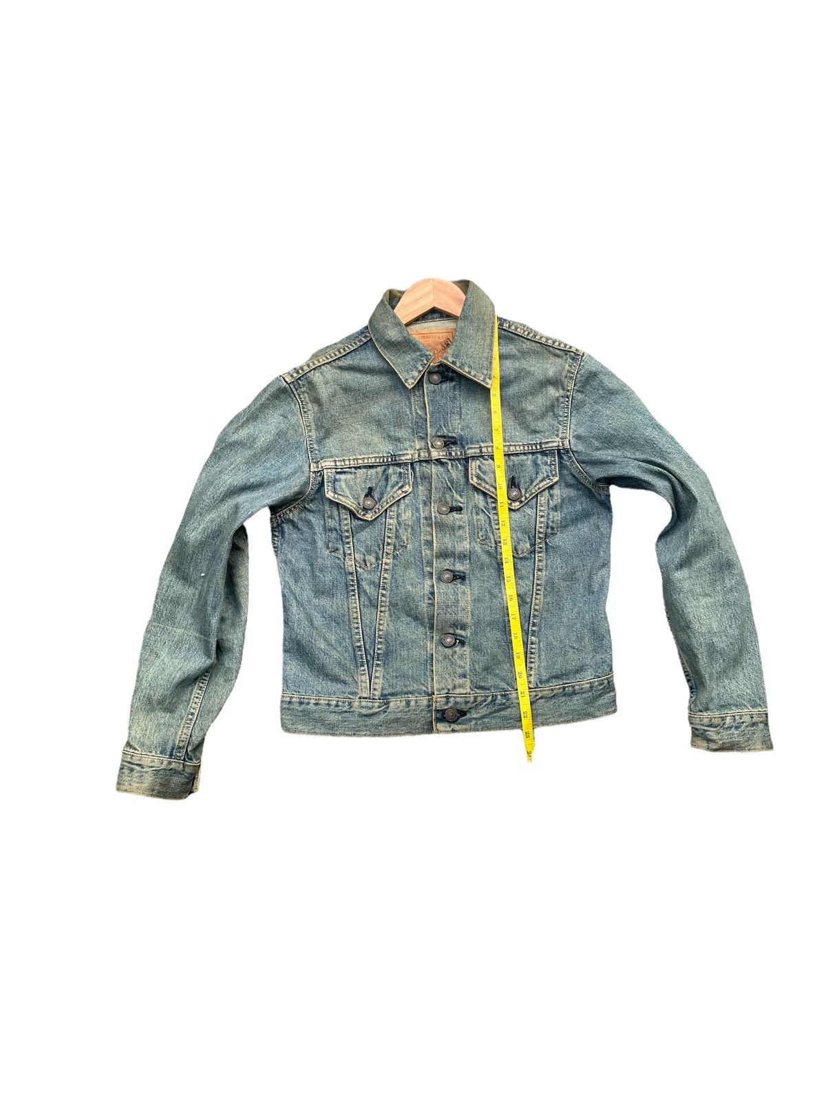 Levi's Vintage 1995 Levis 71557 E Irregular Denim Jacket Size US S / EU 44-46 / 1 - 3 Thumbnail