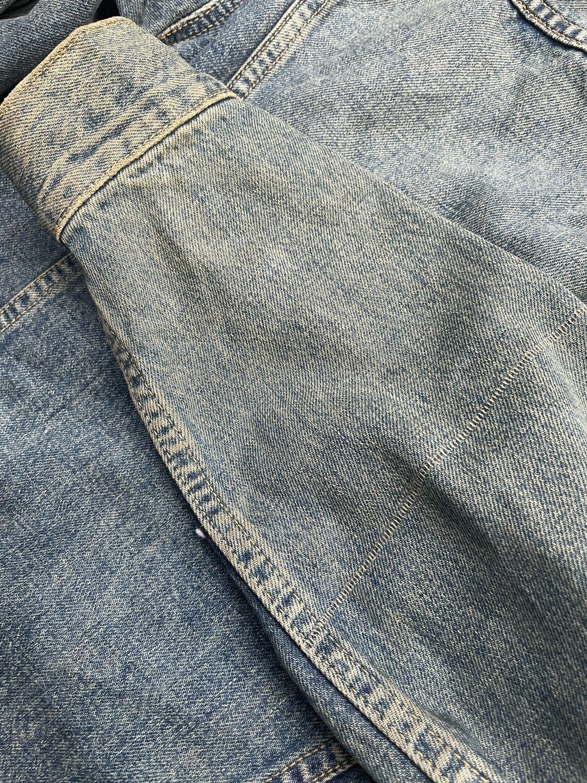 Levi's Vintage 1995 Levis 71557 E Irregular Denim Jacket Size US S / EU 44-46 / 1 - 9 Thumbnail