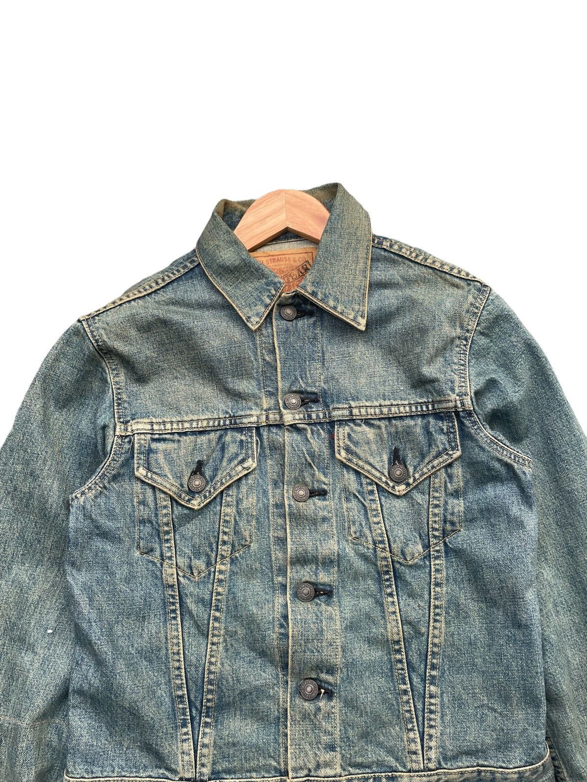 Levi's Vintage 1995 Levis 71557 E Irregular Denim Jacket Size US S / EU 44-46 / 1 - 5 Thumbnail