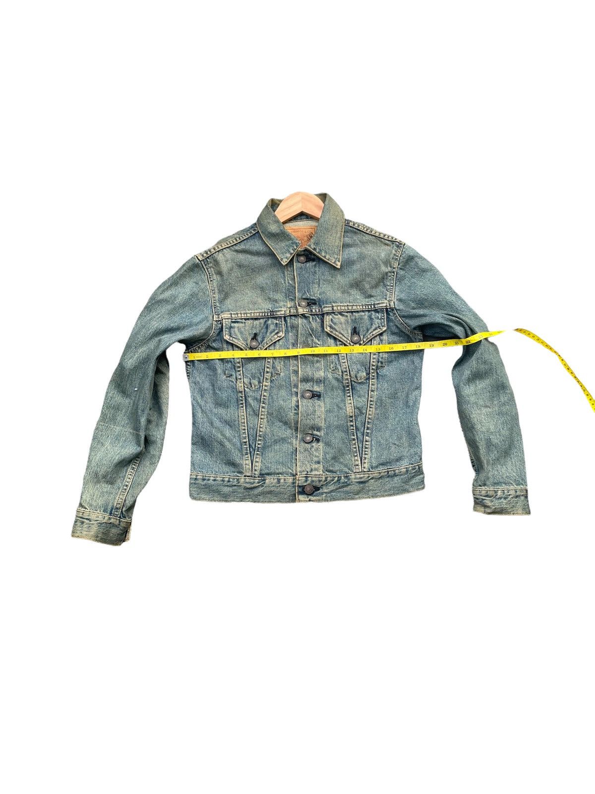 Levi's Vintage 1995 Levis 71557 E Irregular Denim Jacket Size US S / EU 44-46 / 1 - 2 Thumbnail