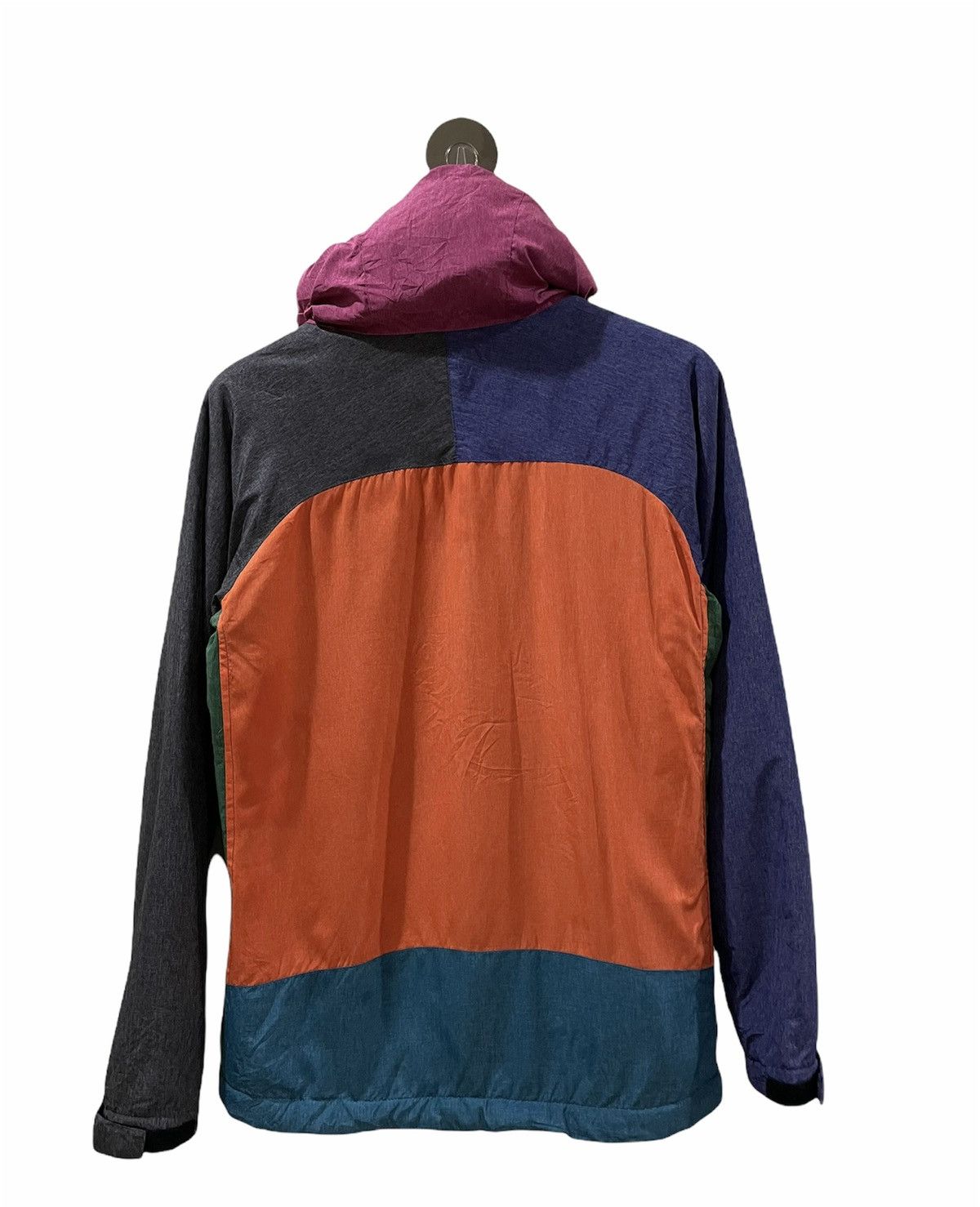 Japanese Brand Multicolor Zipper Light Jacket With Inner Fleece Lining Size US M / EU 48-50 / 2 - 11 Thumbnail