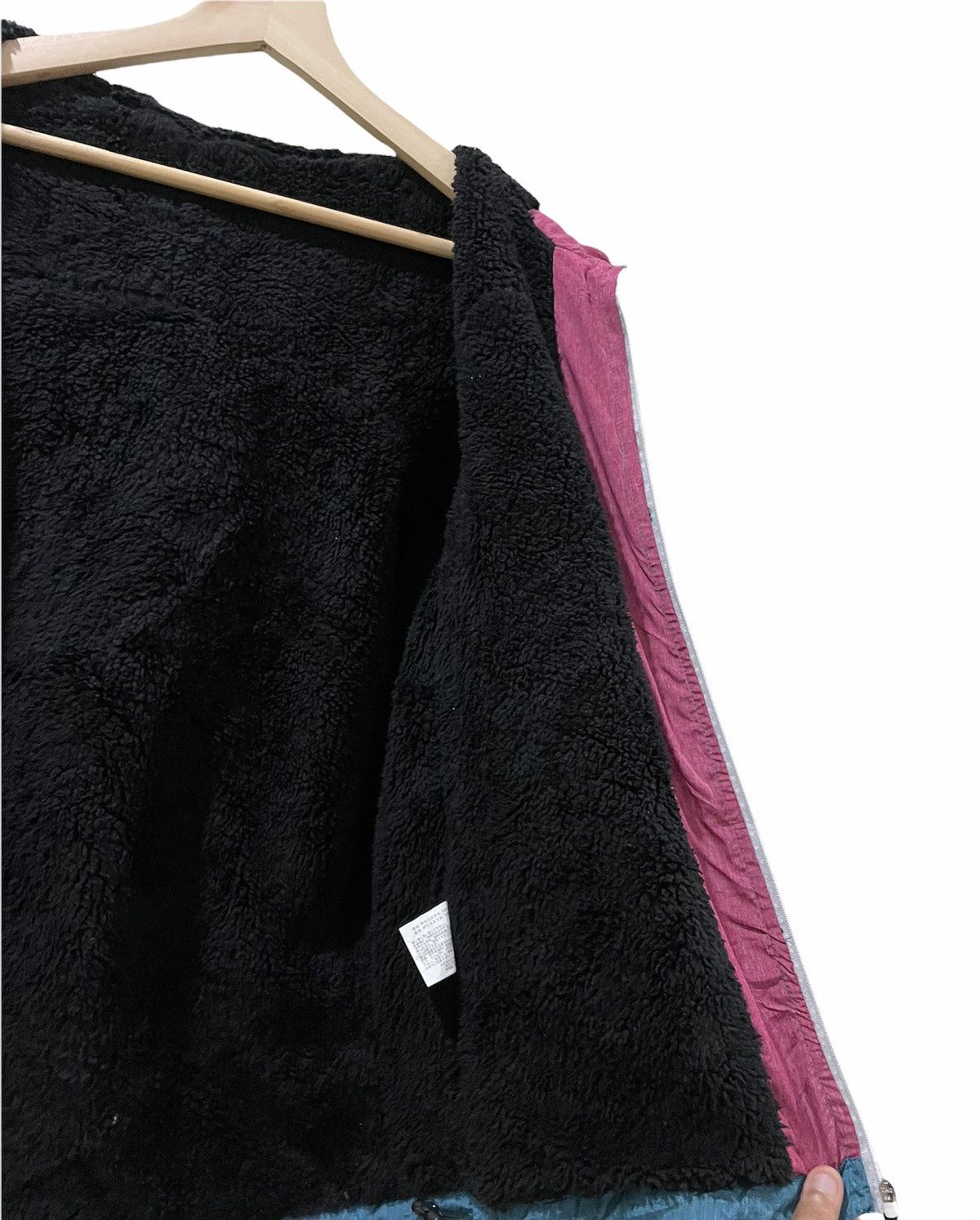 Japanese Brand Multicolor Zipper Light Jacket With Inner Fleece Lining Size US M / EU 48-50 / 2 - 18 Thumbnail