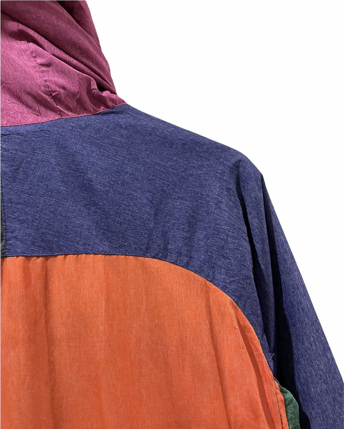 Japanese Brand Multicolor Zipper Light Jacket With Inner Fleece Lining Size US M / EU 48-50 / 2 - 13 Thumbnail