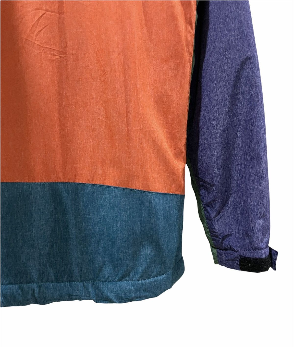 Japanese Brand Multicolor Zipper Light Jacket With Inner Fleece Lining Size US M / EU 48-50 / 2 - 14 Thumbnail