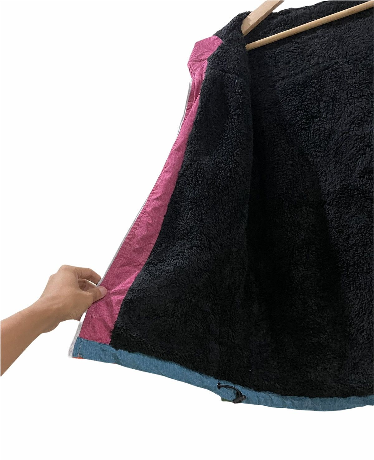 Japanese Brand Multicolor Zipper Light Jacket With Inner Fleece Lining Size US M / EU 48-50 / 2 - 17 Thumbnail
