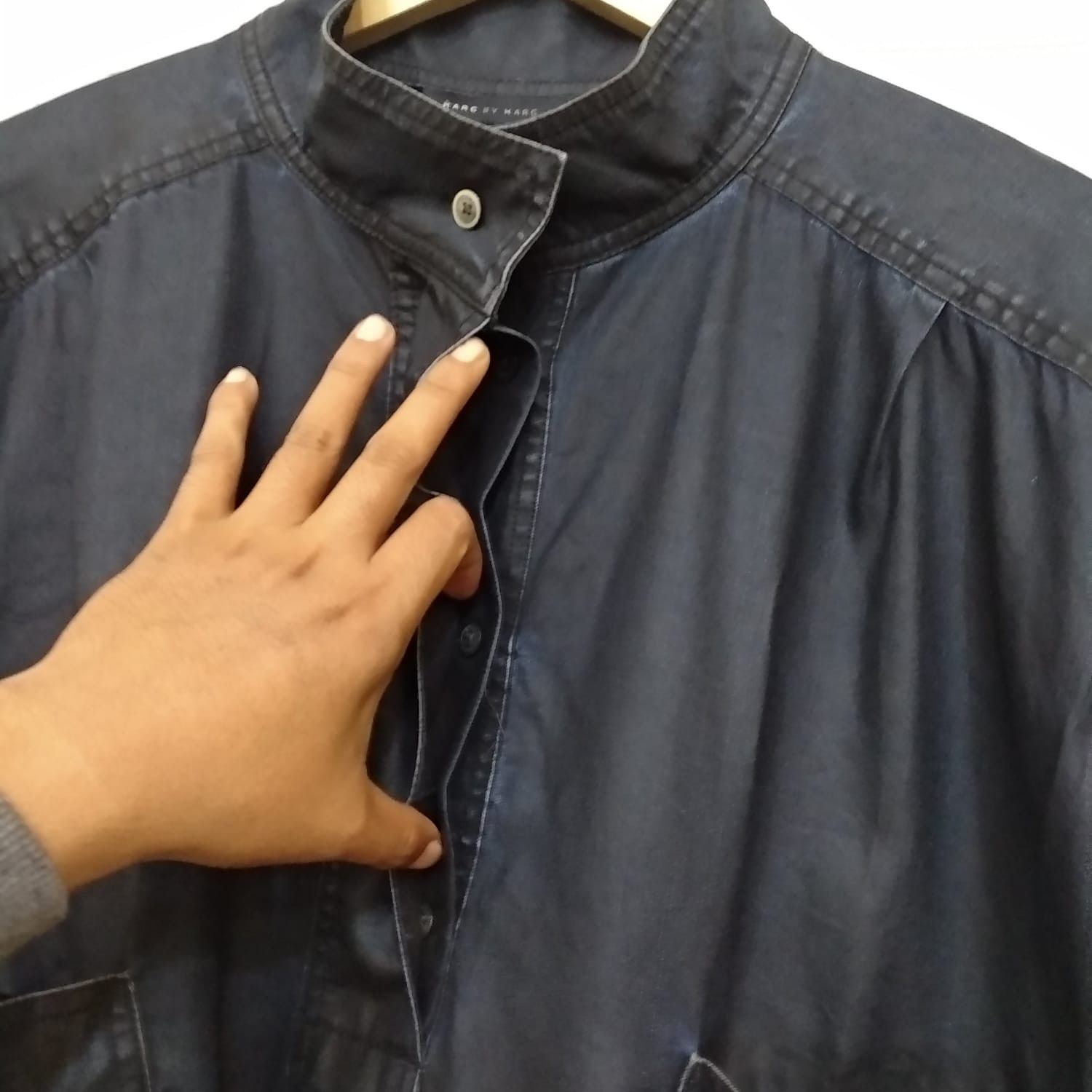 Marc by Marc Jacobs Marc by marc Jacobs oversized long shirts mandarin collar Size US L / EU 52-54 / 3 - 4 Thumbnail