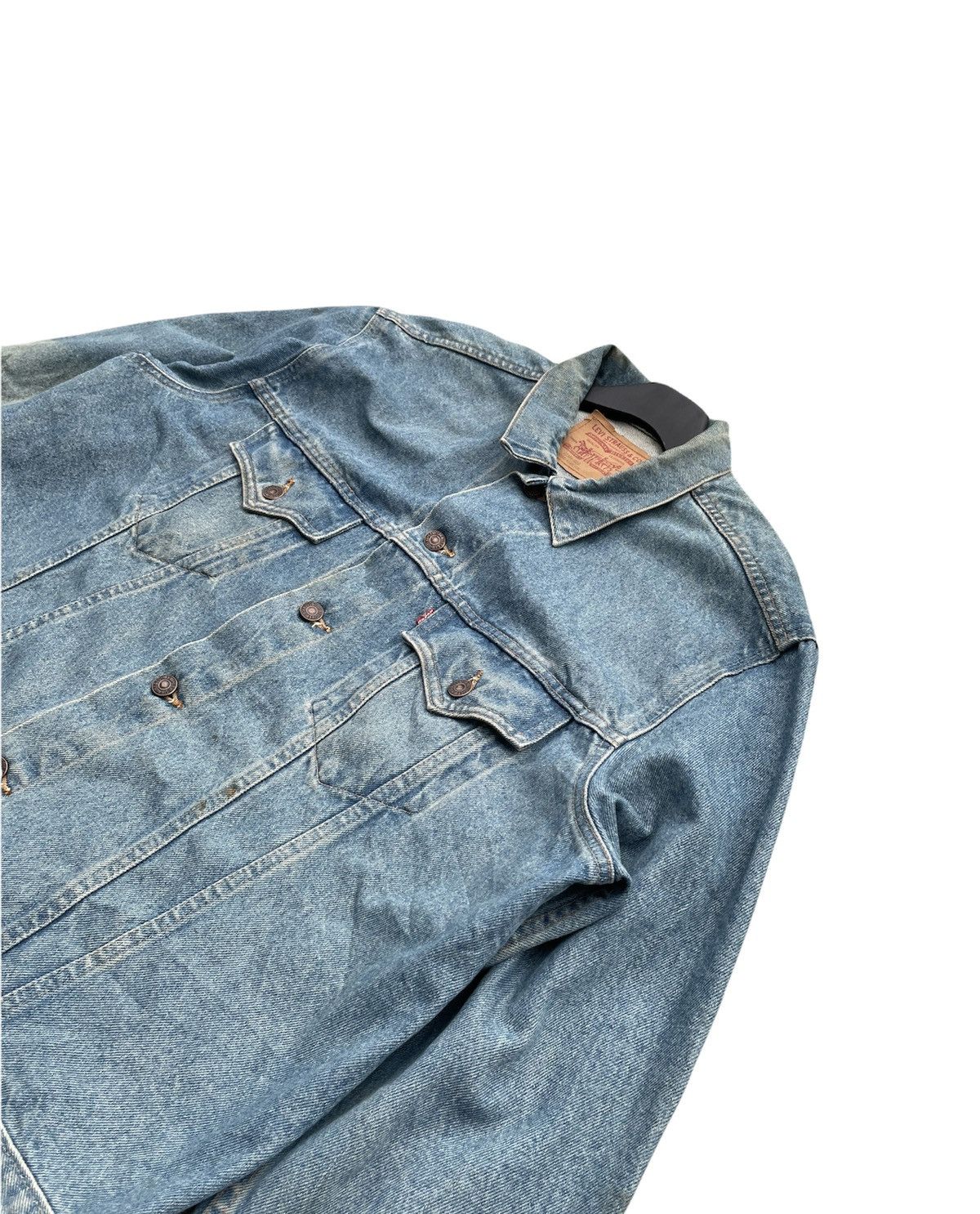 Levi's Levis 75504 Type lll Denim Jacket Size US XXL / EU 58 / 5 - 2 Thumbnail