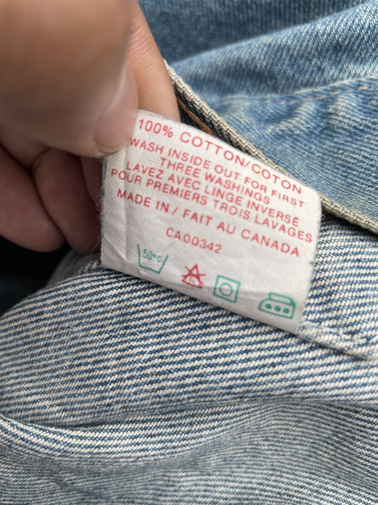 Levi's Levis 75504 Type lll Denim Jacket Size US XXL / EU 58 / 5 - 8 Thumbnail