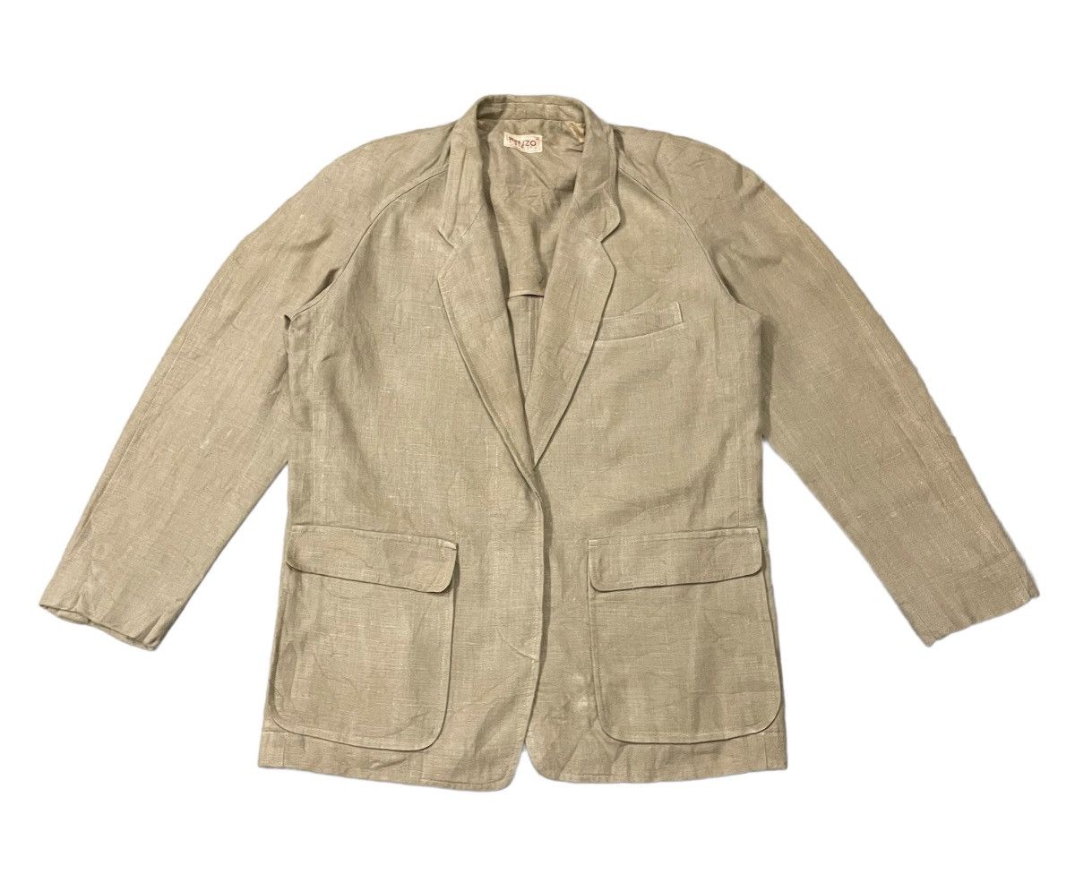 Kenzo Vintage Kenzo Two Buttons Blazer Coat Jacket Size US M / EU 48-50 / 2 - 1 Thumbnail