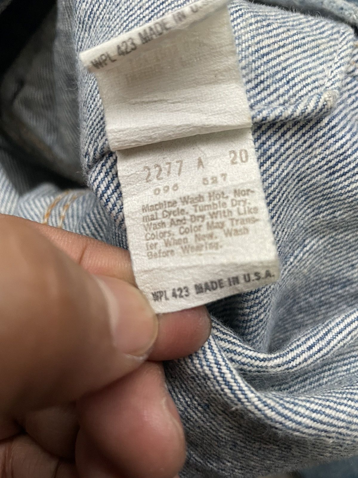 Levi's Levis 70506 Vintage 1986 Denim Jacket Size US L / EU 52-54 / 3 - 9 Thumbnail