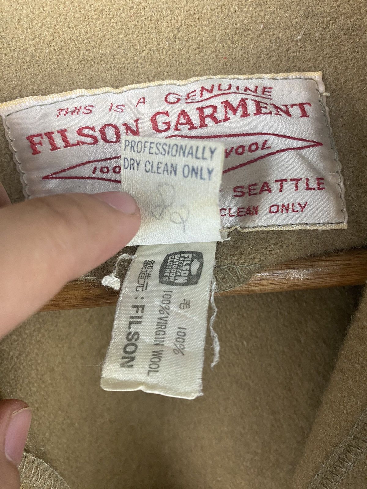 Filson × Vintage Vintage Filson Mackinaw Work Jacket 100% Virgin Wool Size US M / EU 48-50 / 2 - 6 Thumbnail