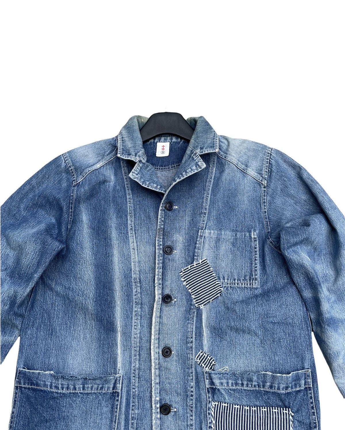 If Six Was Nine Vintage Japanesse Chore Jacket Distressed Size US M / EU 48-50 / 2 - 3 Thumbnail