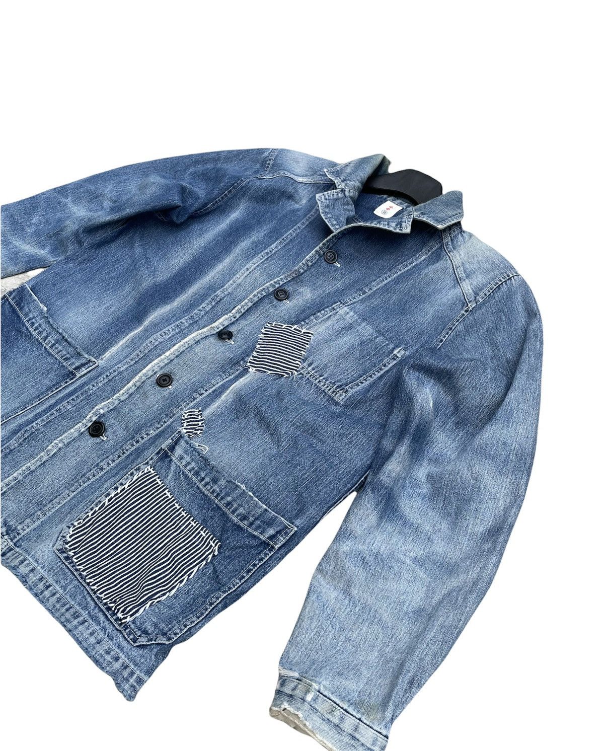 If Six Was Nine Vintage Japanesse Chore Jacket Distressed Size US M / EU 48-50 / 2 - 2 Thumbnail