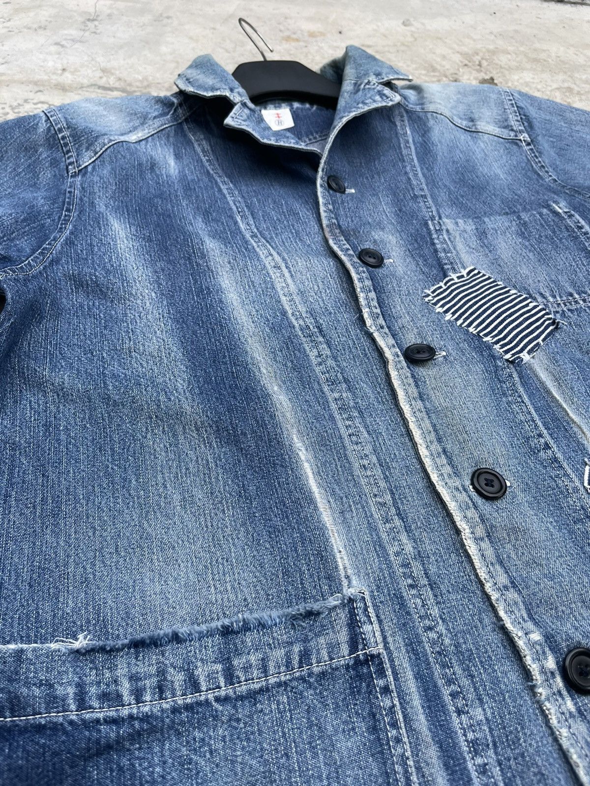 If Six Was Nine Vintage Japanesse Chore Jacket Distressed Size US M / EU 48-50 / 2 - 11 Thumbnail