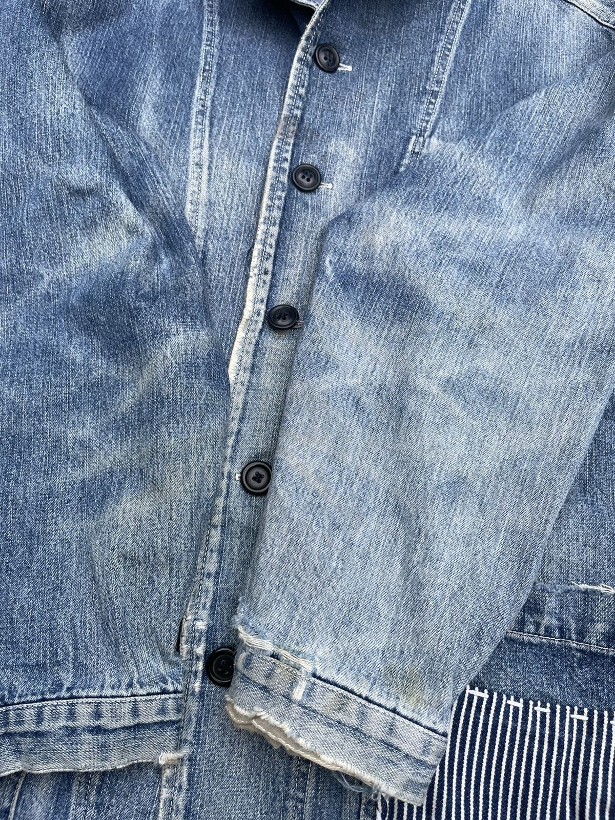 If Six Was Nine Vintage Japanesse Chore Jacket Distressed Size US M / EU 48-50 / 2 - 13 Thumbnail