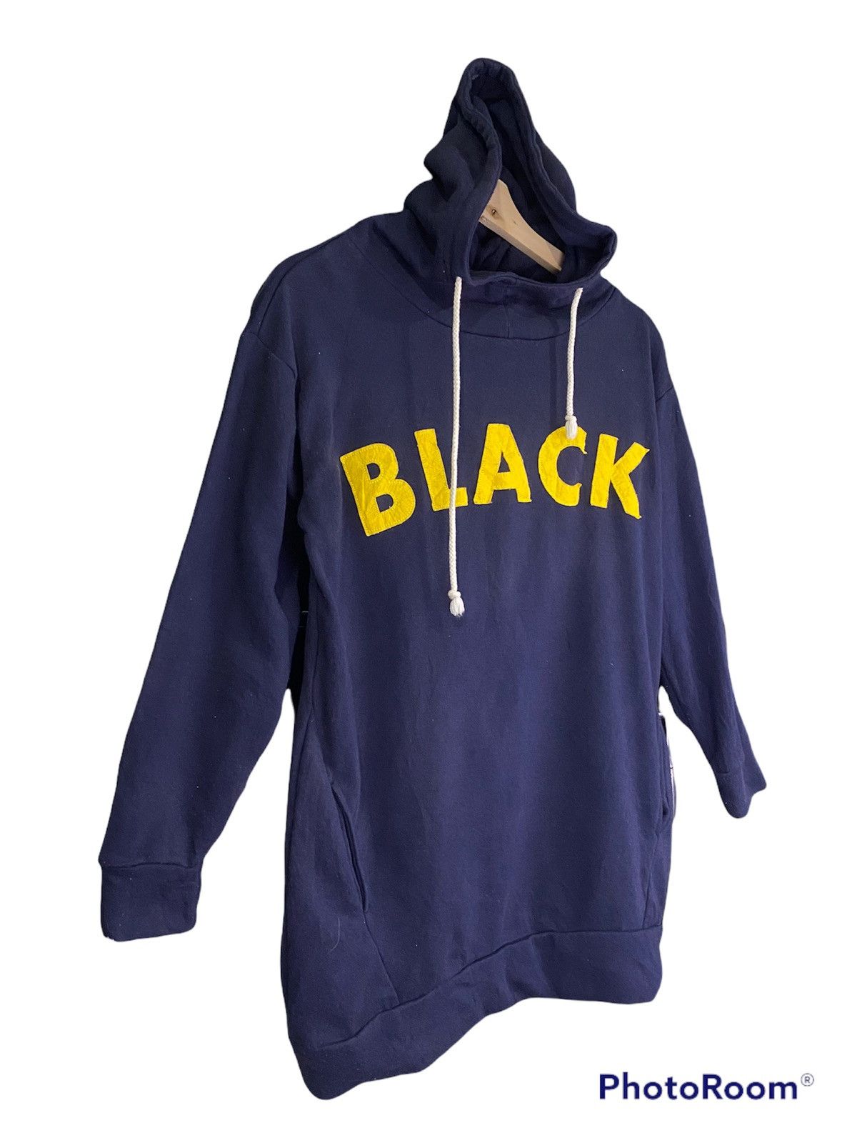 Japanese Brand × Vintage STEAL 🔥 Vintage Black Spellout Hoodie Style Sweatshirt Size US M / EU 48-50 / 2 - 2 Thumbnail