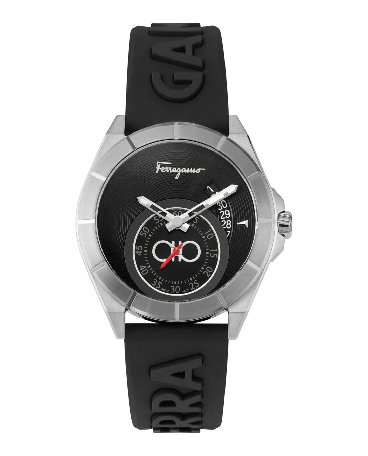o1b1f11ly0623 Watch in Silver Black