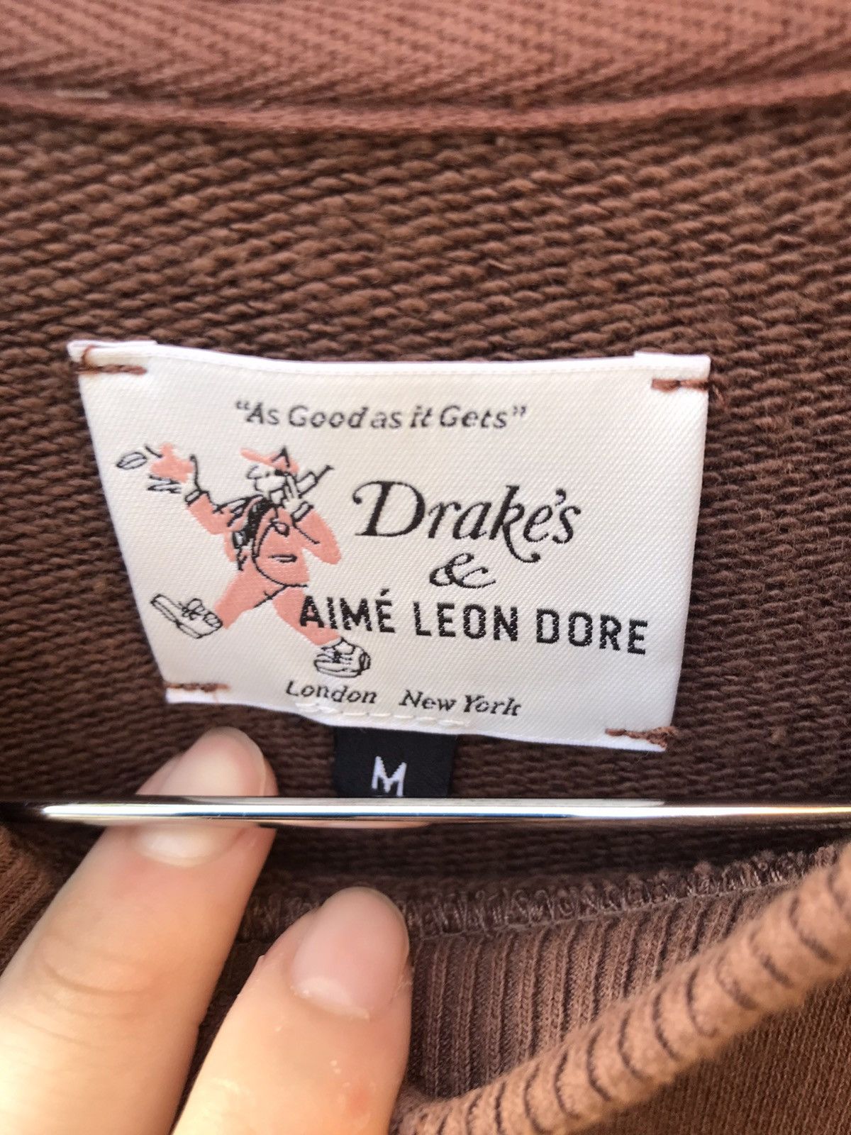Aime Leon Dore × Drake's ALD / Drake's Utility Pocket Sweatshirt Size US M / EU 48-50 / 2 - 3 Thumbnail