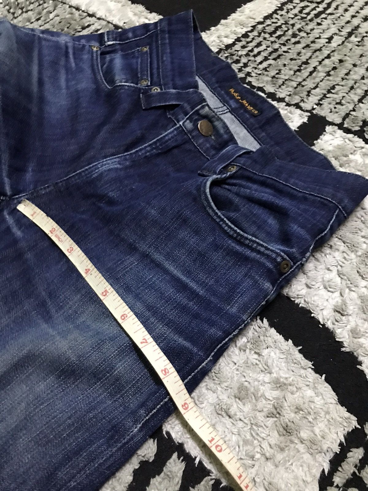 Nudie Jeans Nudie dark blue jeans Size US 28 / EU 44 - 10 Thumbnail