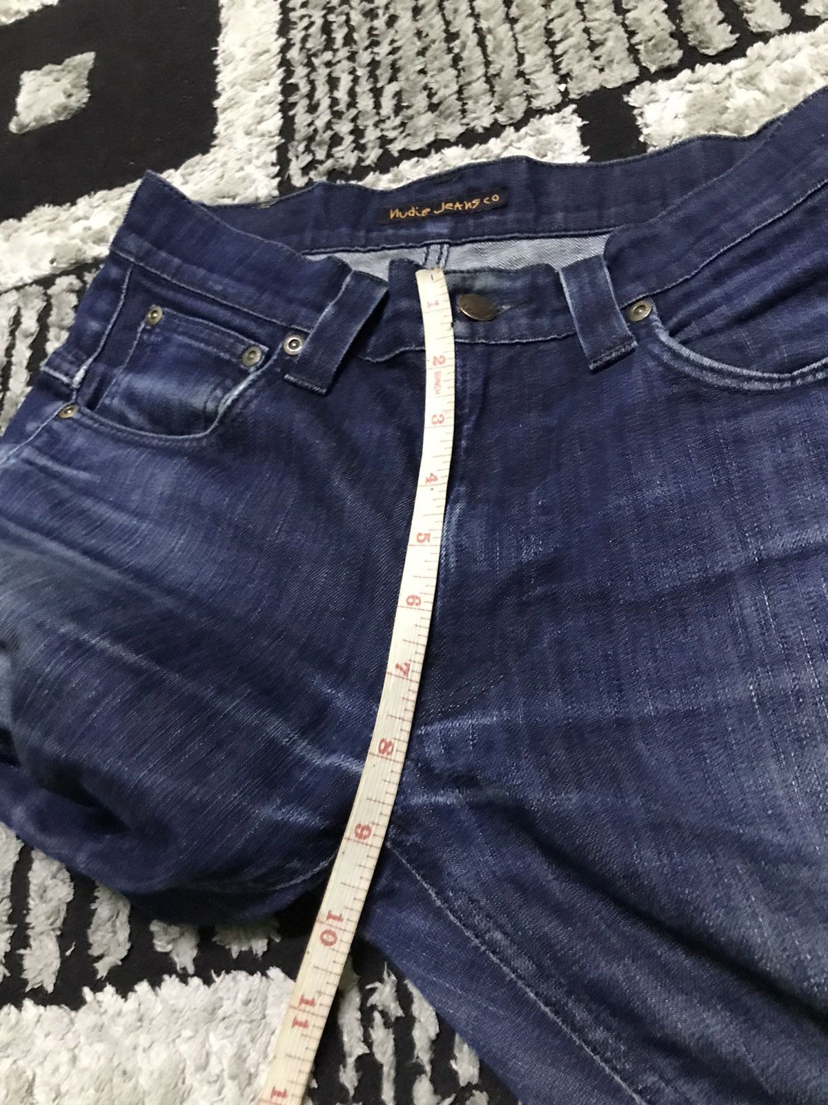 Nudie Jeans Nudie dark blue jeans Size US 28 / EU 44 - 11 Thumbnail