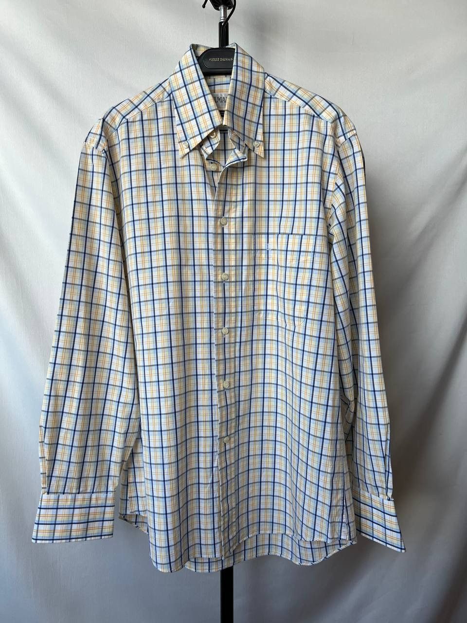 Balmain Balmain Paris Cowboy Checked Cotton Button Down Shirt Size US M / EU 48-50 / 2 - 5 Thumbnail
