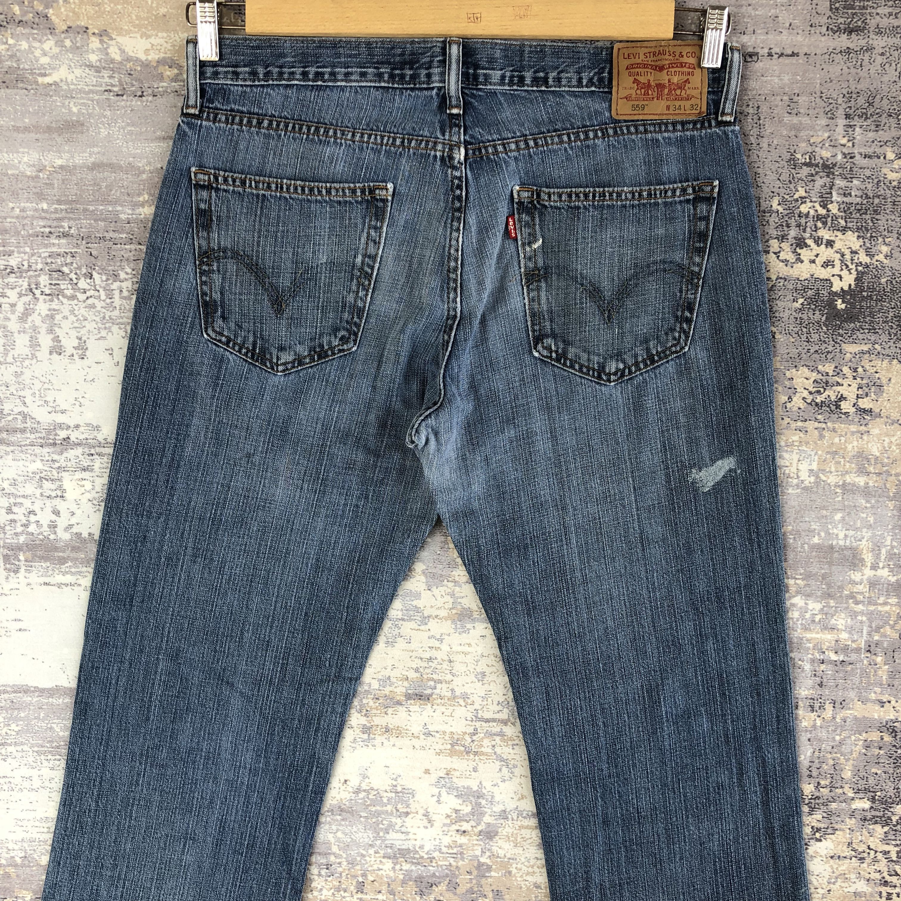 Vintage Distress Levi's Jeans Levis Ripped Light Wash Denim
