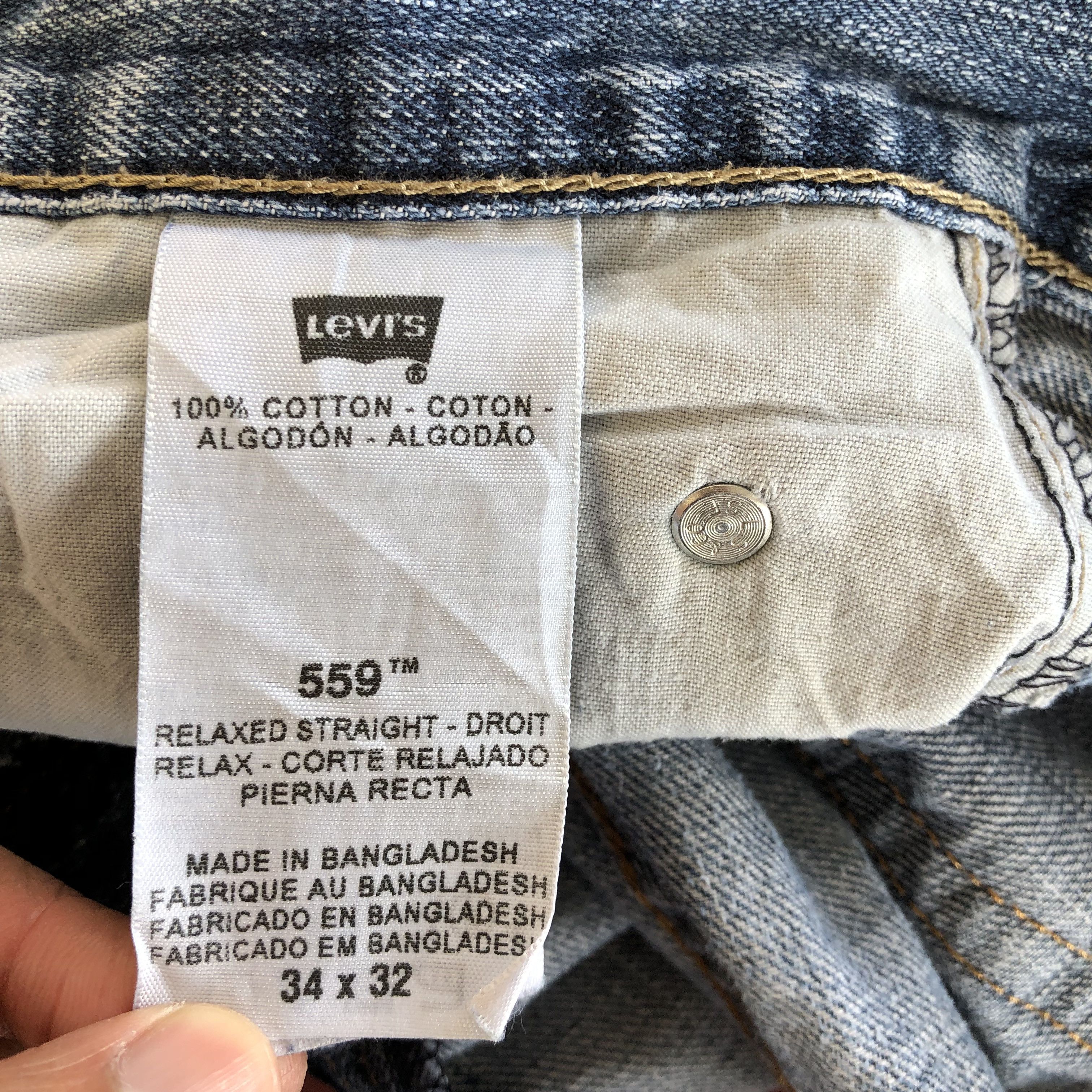 Vintage Distress Levi's Jeans Levis Ripped Light Wash Denim