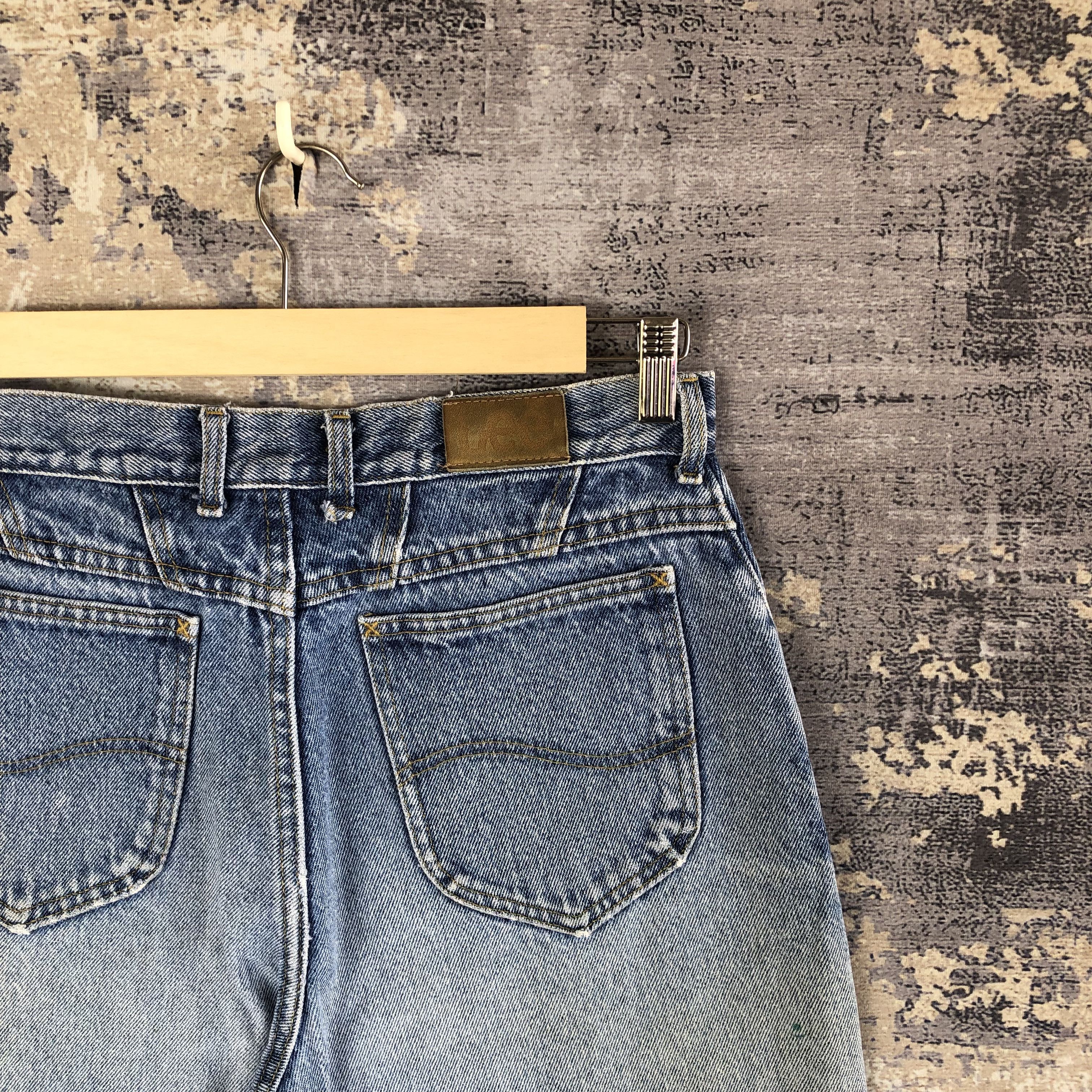 Lee Vintage 90s Lee Baggy Jeans Lee Sanforized Light Wash Denim Size US 30 / EU 46 - 5 Thumbnail