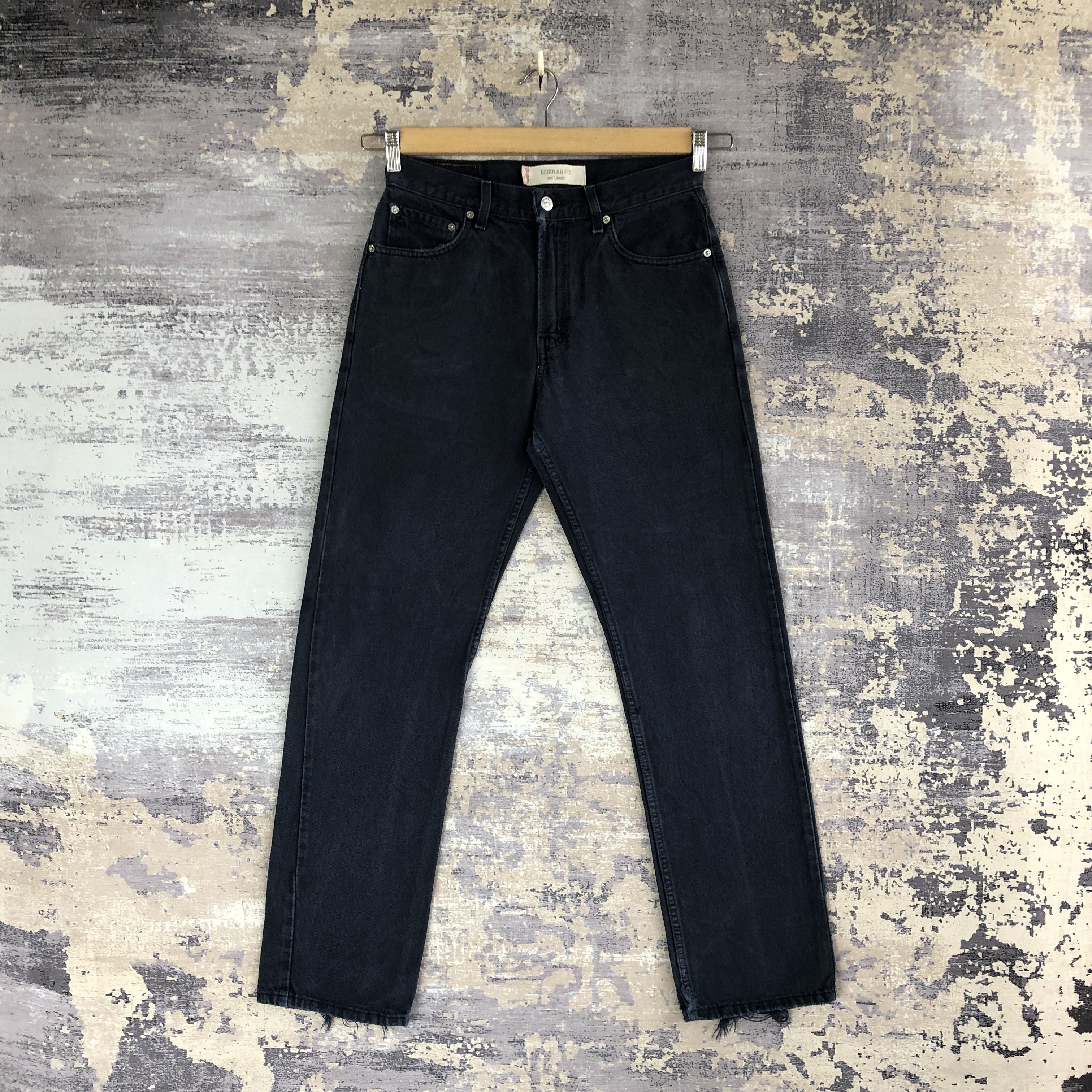 Levi's × Vintage Vintage Levi's 505 Super Black Denim Levis Jeans Pants Size 28" / US 6 / IT 42 - 1 Thumbnail