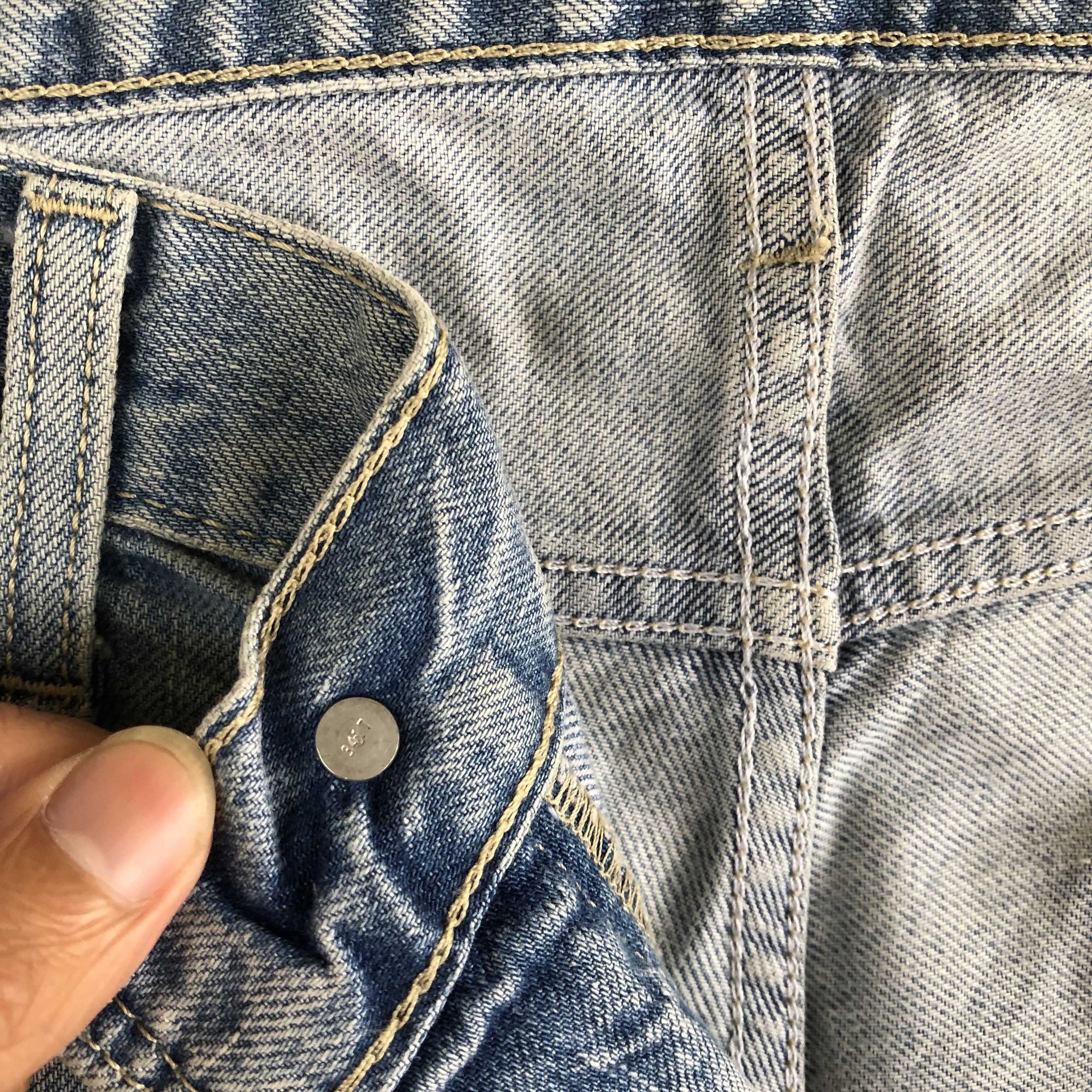 Levi's Vintage Levi's Sun Faded Blue Jeans Levis Light Wash Denim Size US 36 / EU 52 - 7 Thumbnail
