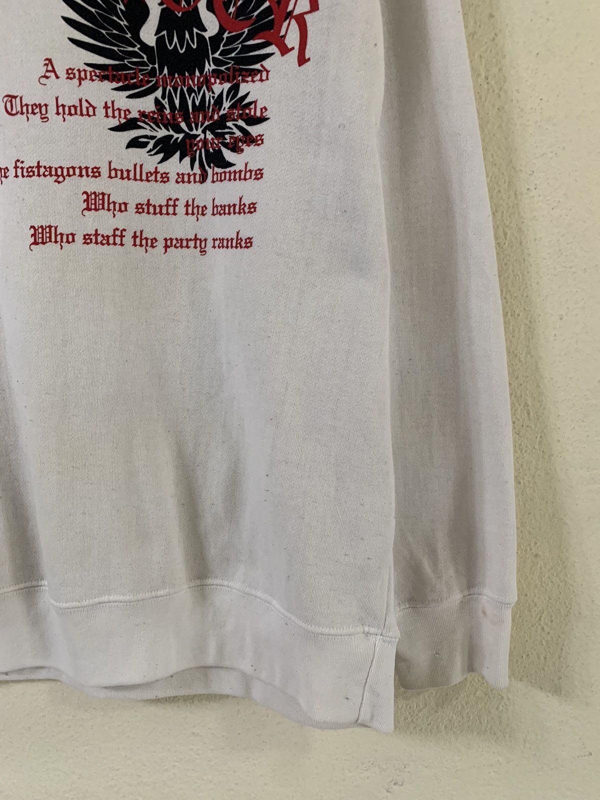 Japanese Brand Craps Head Banger Hawk Sweatshirt Size US L / EU 52-54 / 3 - 7 Thumbnail