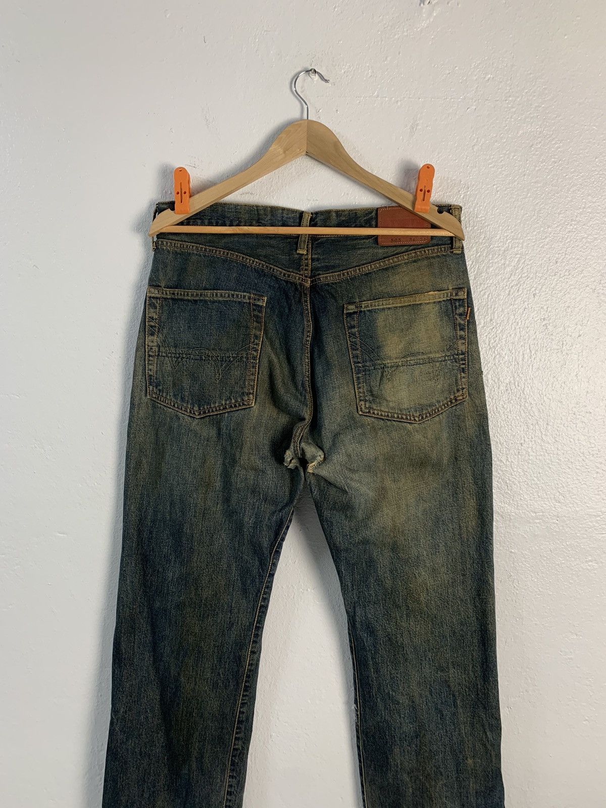 Edwin Vintage Edwin Selvedge Distressed Jeans Size US 34 / EU 50 - 9 Thumbnail
