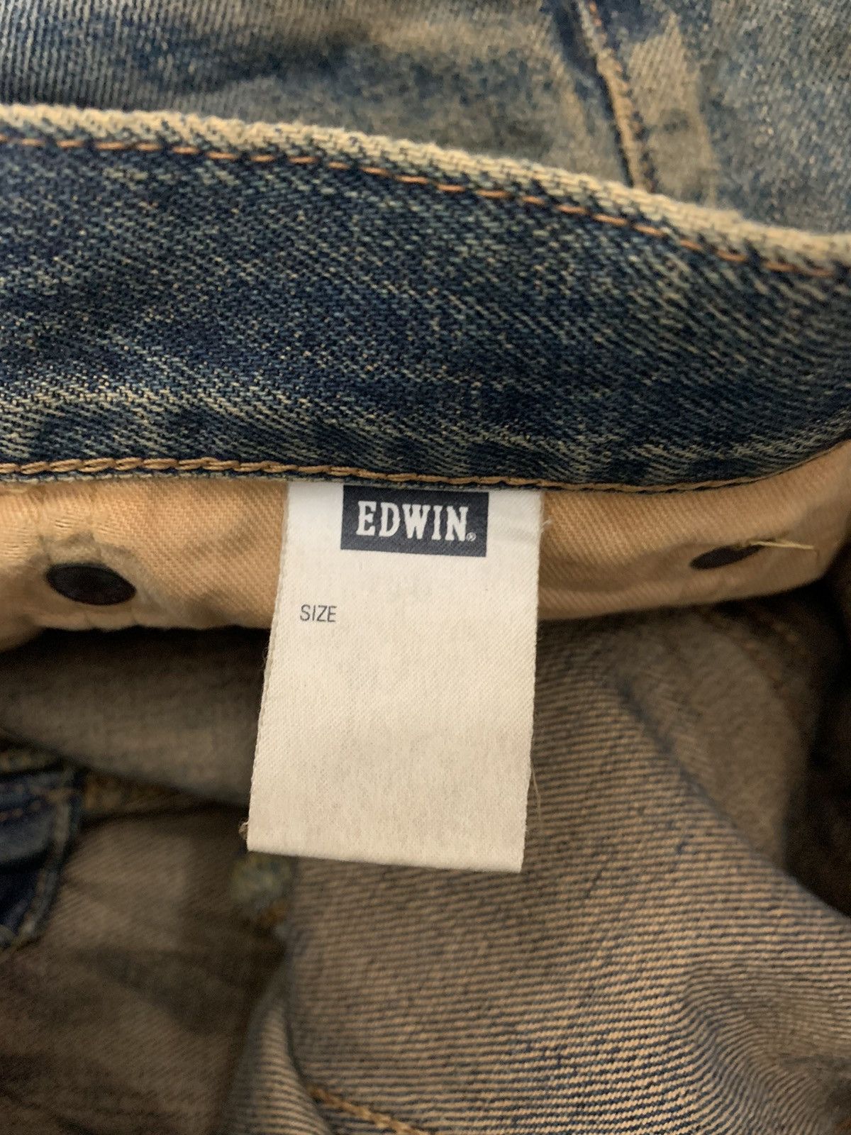 Edwin Vintage Edwin Selvedge Distressed Jeans Size US 34 / EU 50 - 14 Thumbnail