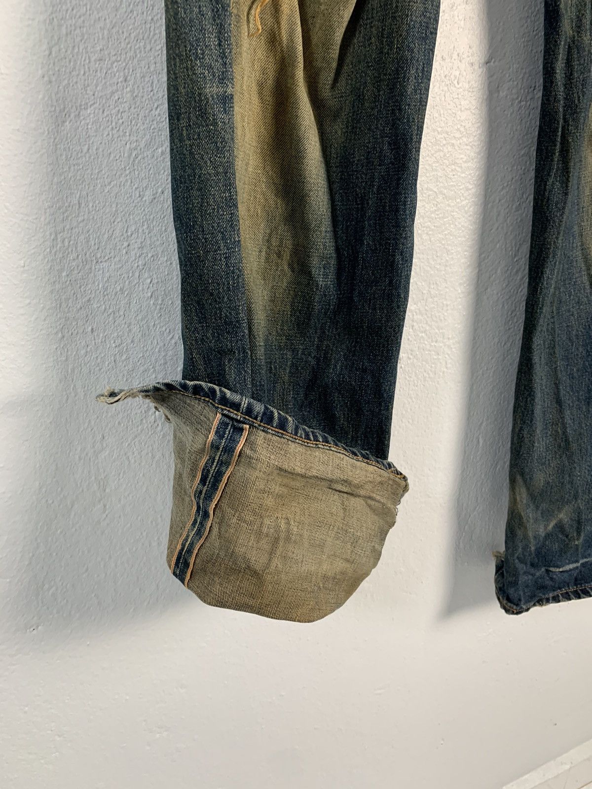 Edwin Vintage Edwin Selvedge Distressed Jeans Size US 34 / EU 50 - 4 Thumbnail