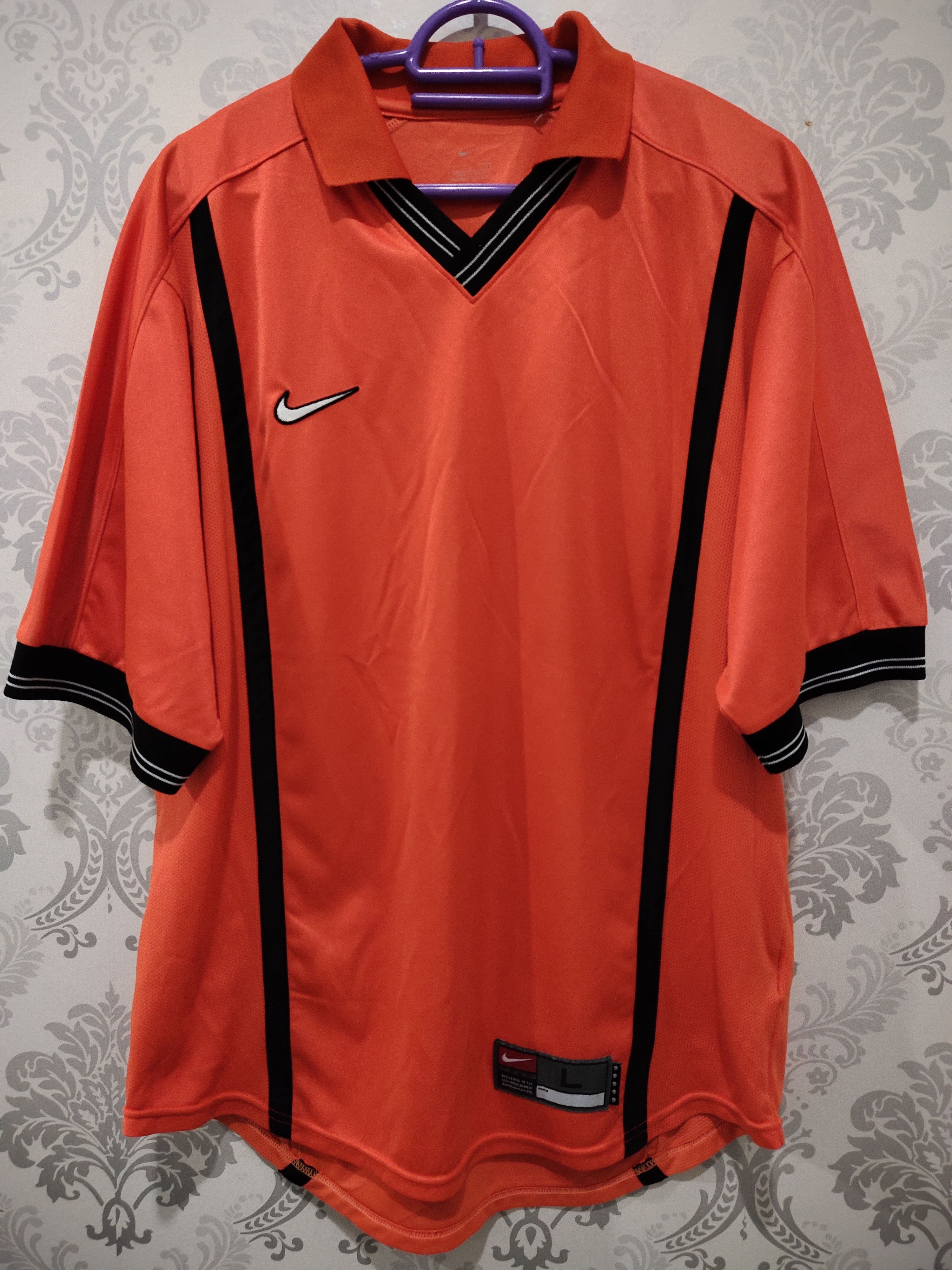 Nike × Vintage Vintage Nike Jersey Embroidered Swoosh Logo Size US L / EU 52-54 / 3 - 1 Thumbnail