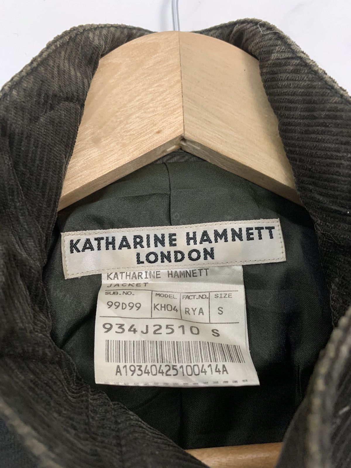 Katharine Hamnett London Katherine Hamnett Corduroy Jacket Size US S / EU 44-46 / 1 - 5 Thumbnail
