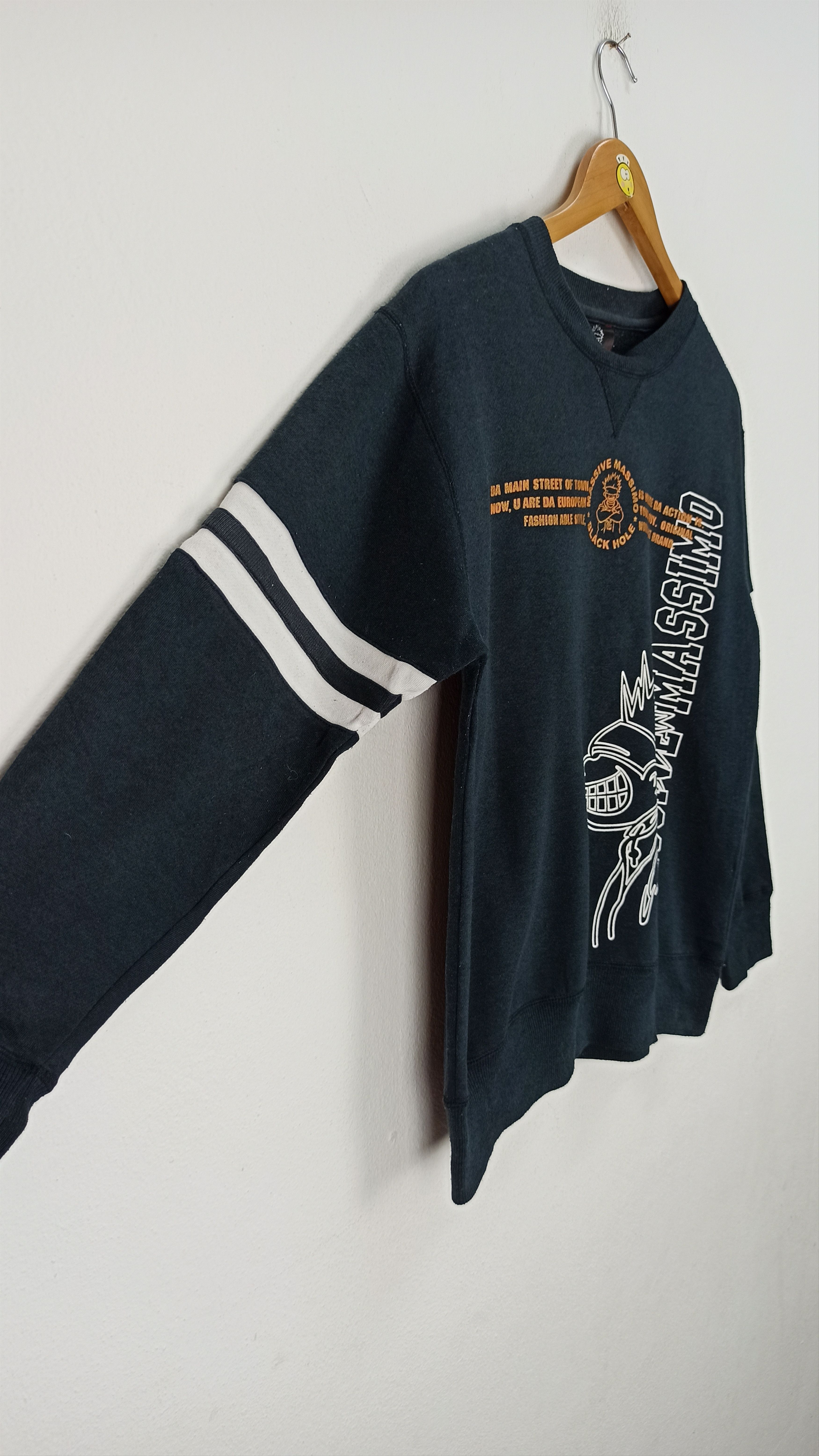Japanese Brand Massive Massimo Black Hole Sweatshirt Style Streetwear Size US S / EU 44-46 / 1 - 4 Thumbnail