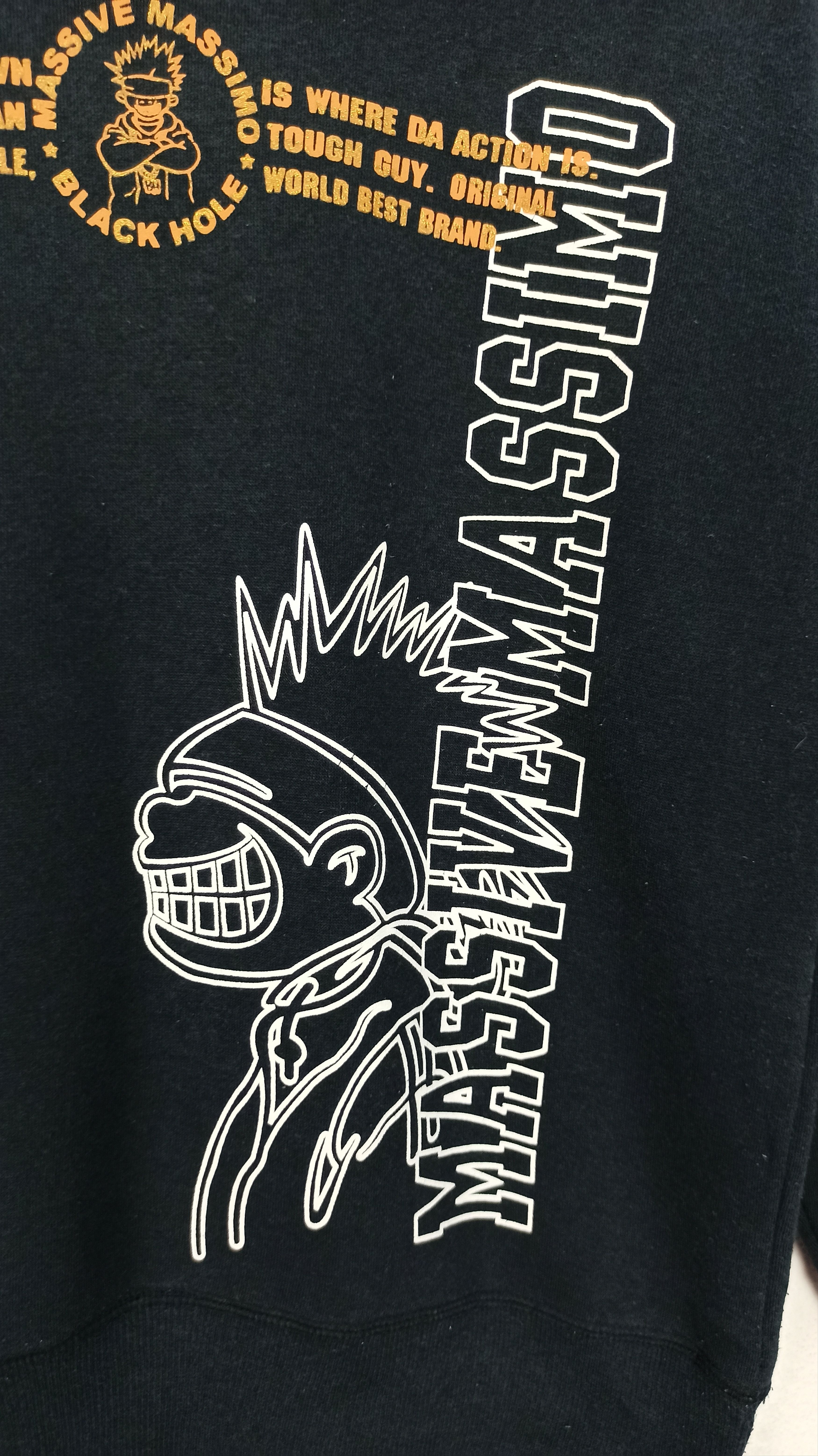 Japanese Brand Massive Massimo Black Hole Sweatshirt Style Streetwear Size US S / EU 44-46 / 1 - 2 Thumbnail