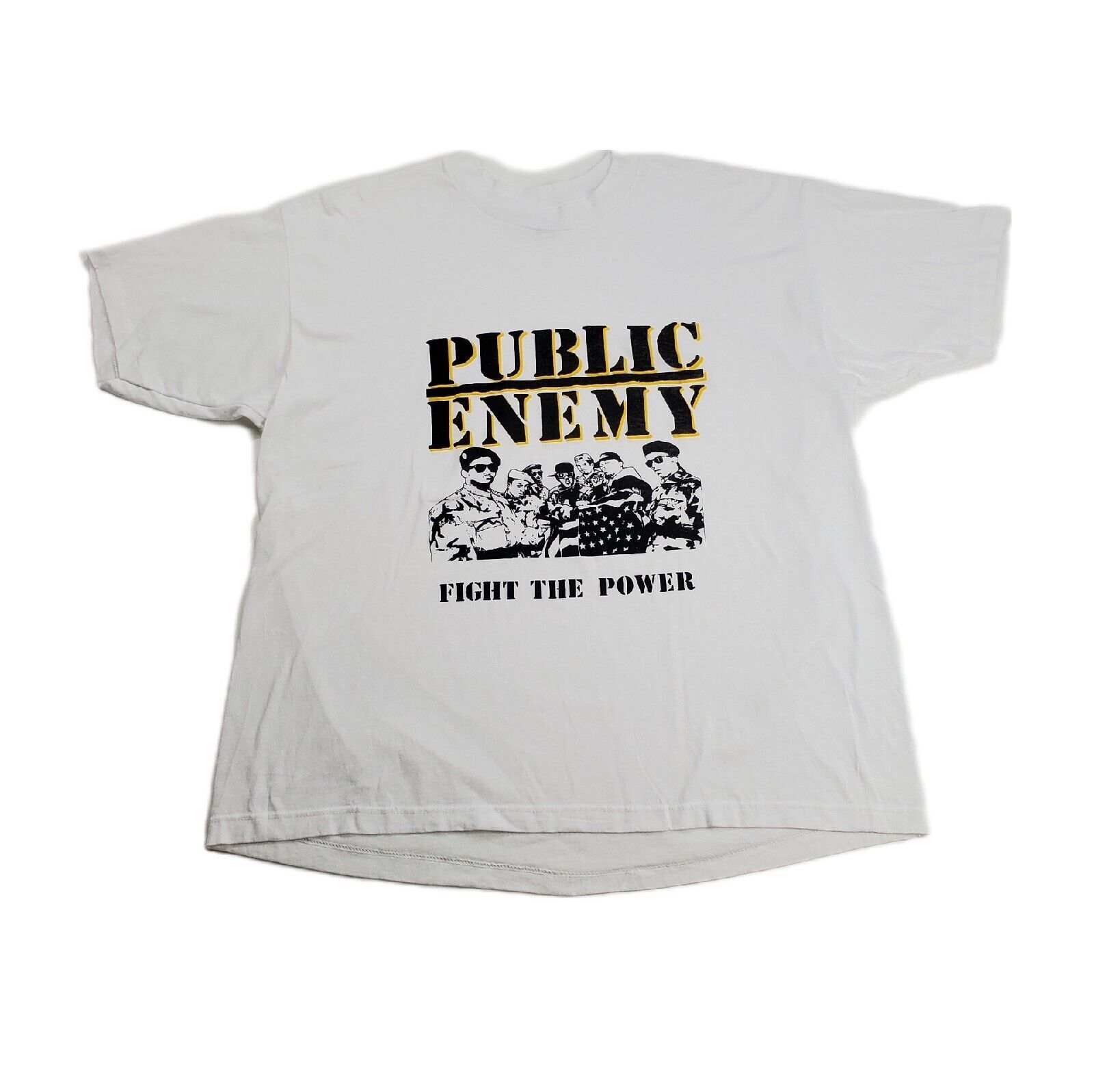 80s Public Enemy XXL Rap Hip Hop Promo Shirt Fight the Power