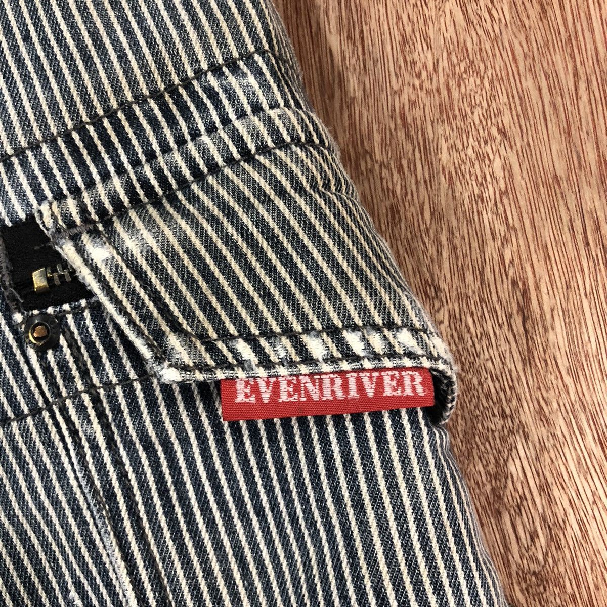 Japanese Brand DLL Evenriver Distressed stripe thrased Cargo Pants #1658 Size US 32 / EU 48 - 13 Thumbnail