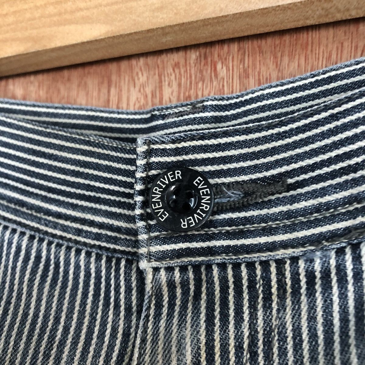 Japanese Brand DLL Evenriver Distressed stripe thrased Cargo Pants #1658 Size US 32 / EU 48 - 7 Thumbnail