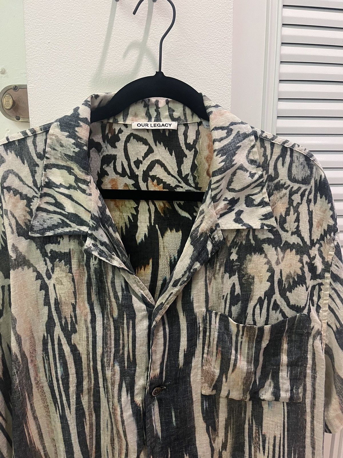 our legacy hanabi print shirts 花火 46 Our Legacy Hanabi Box Shirt