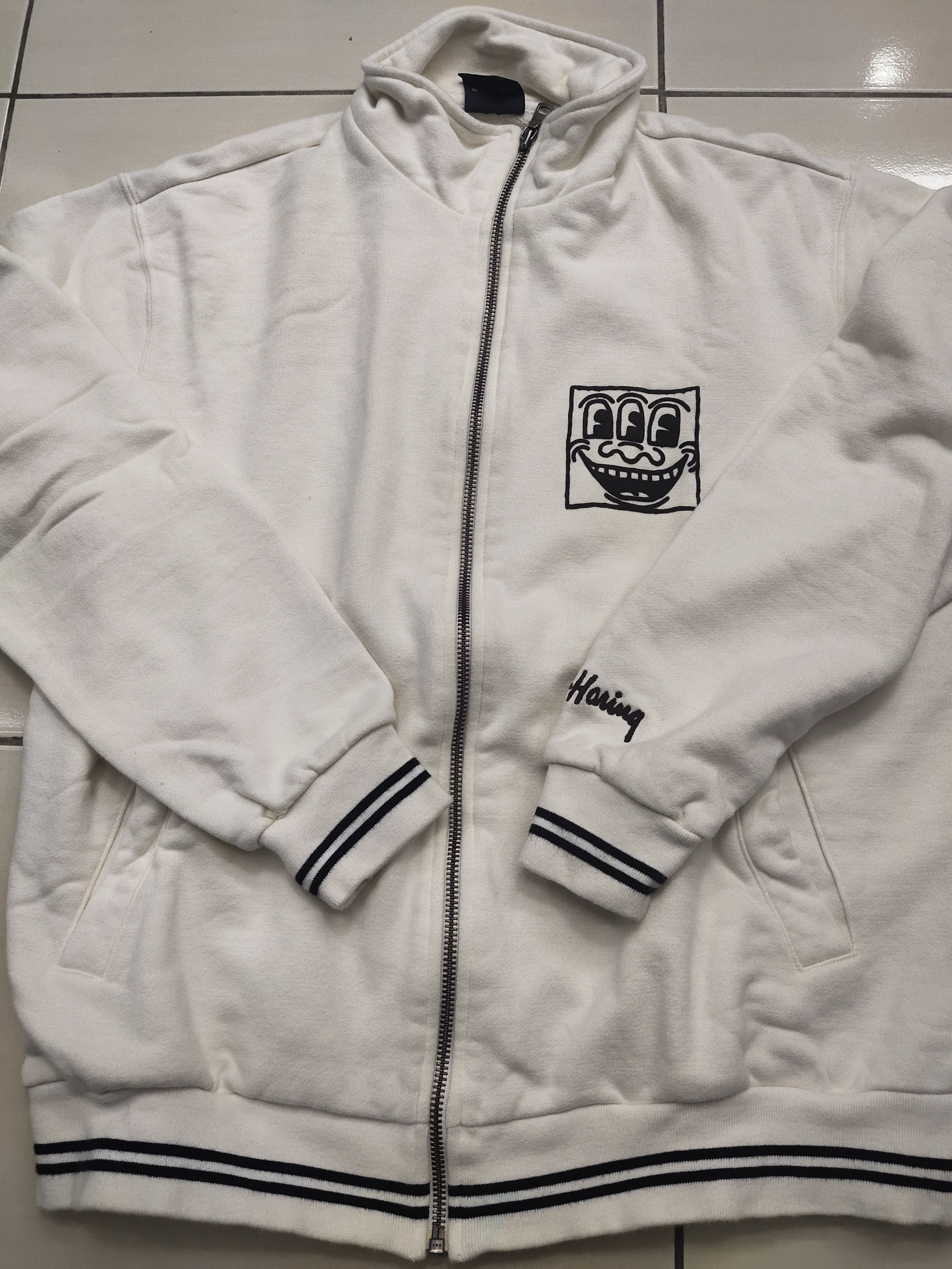 Keith Haring Keith Haring 3 Eyes Smiling Face Zipper Sweatshirt Size US M / EU 48-50 / 2 - 1 Thumbnail