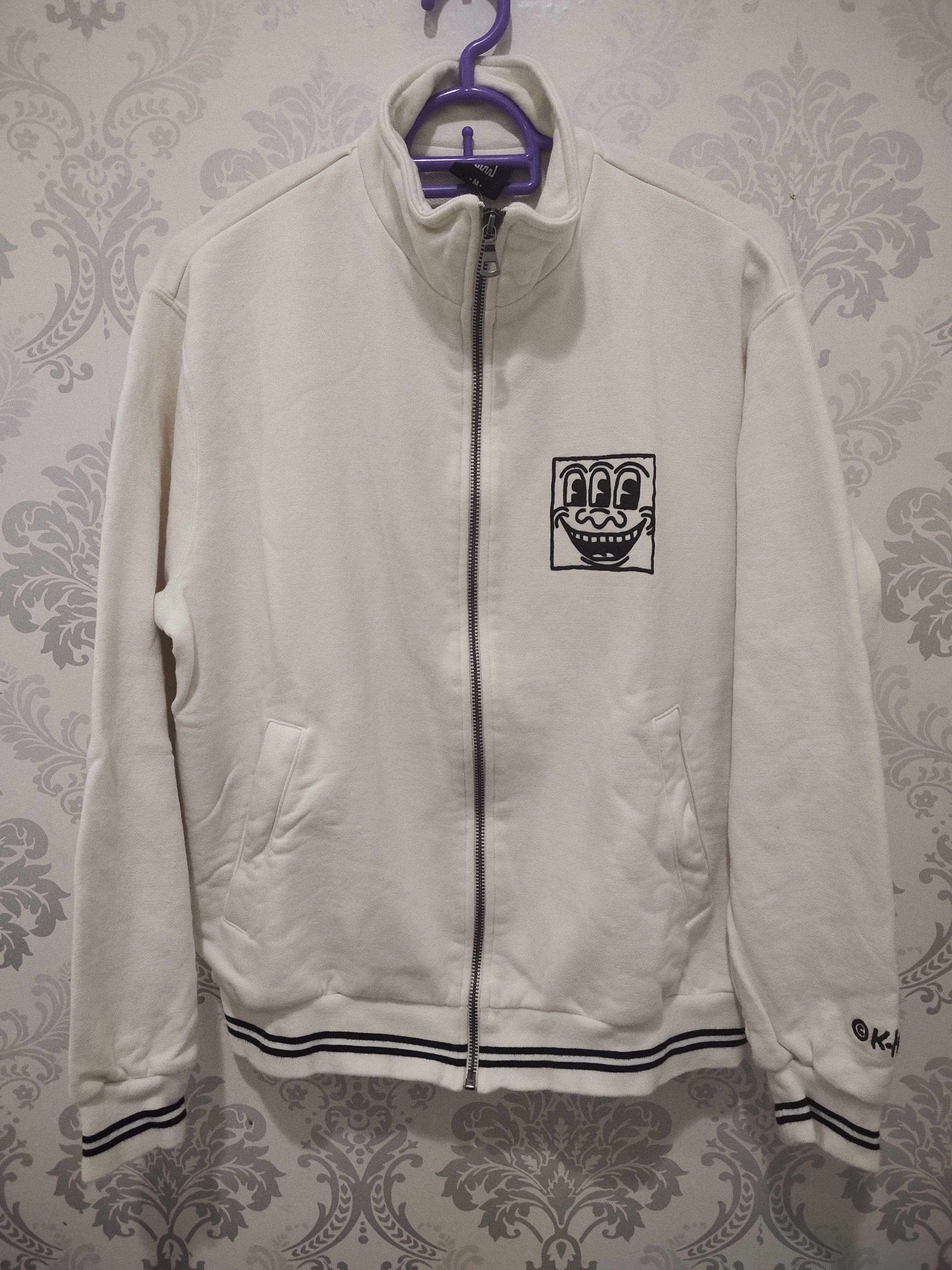 Keith Haring Keith Haring 3 Eyes Smiling Face Zipper Sweatshirt Size US M / EU 48-50 / 2 - 3 Thumbnail